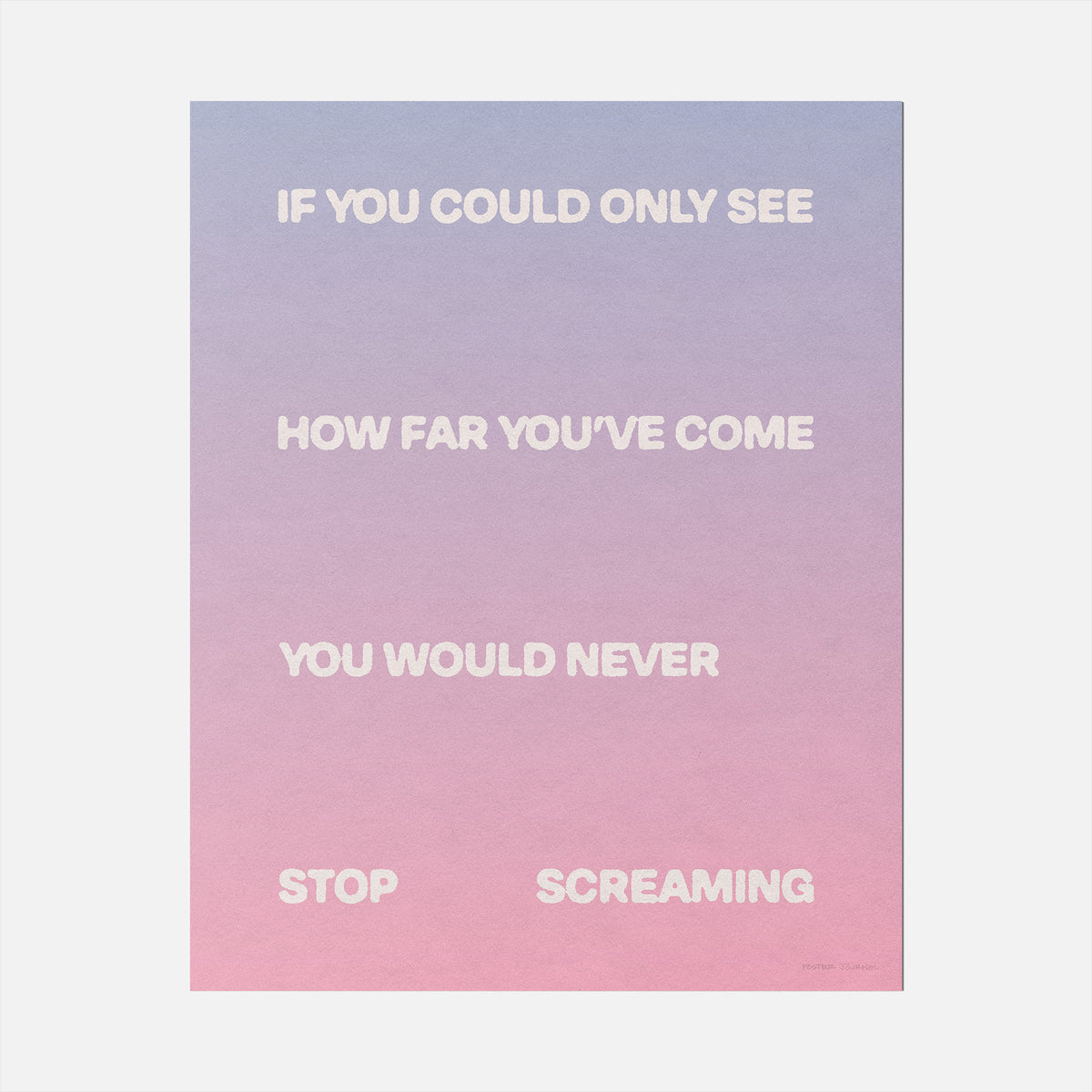 SCREAMING PRINT