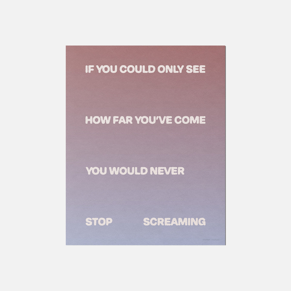 SCREAMING PRINT