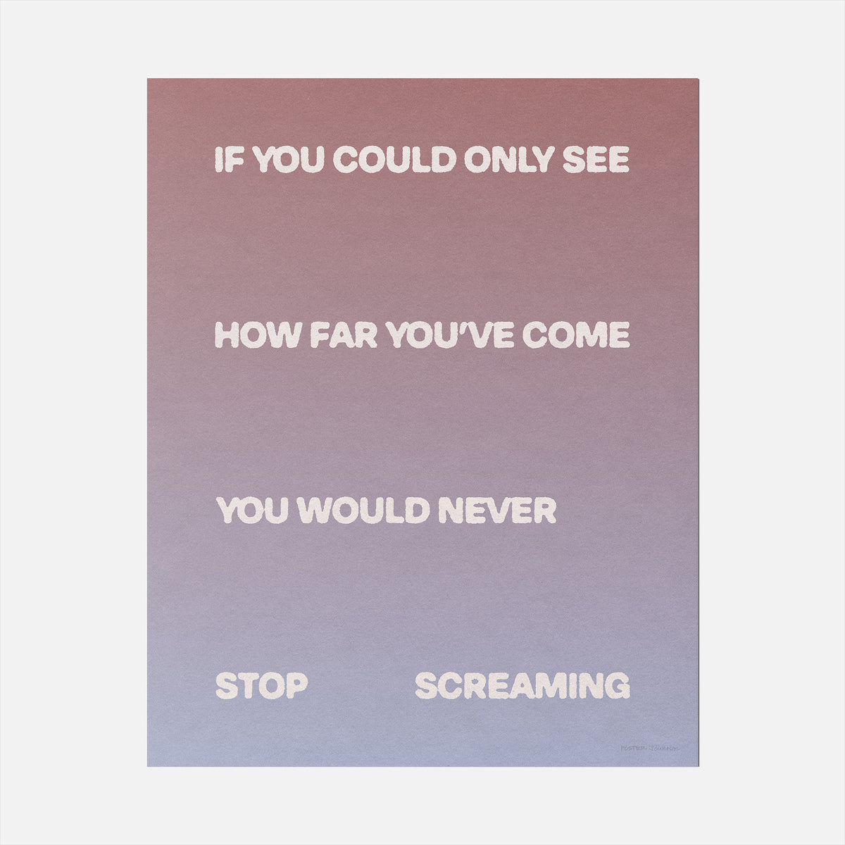 SCREAMING PRINT