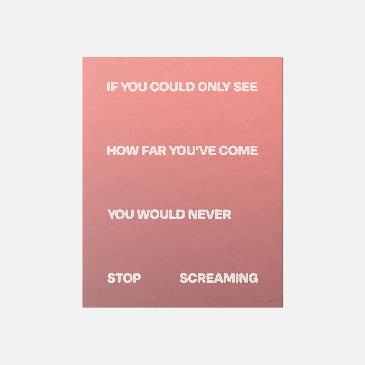SCREAMING PRINT