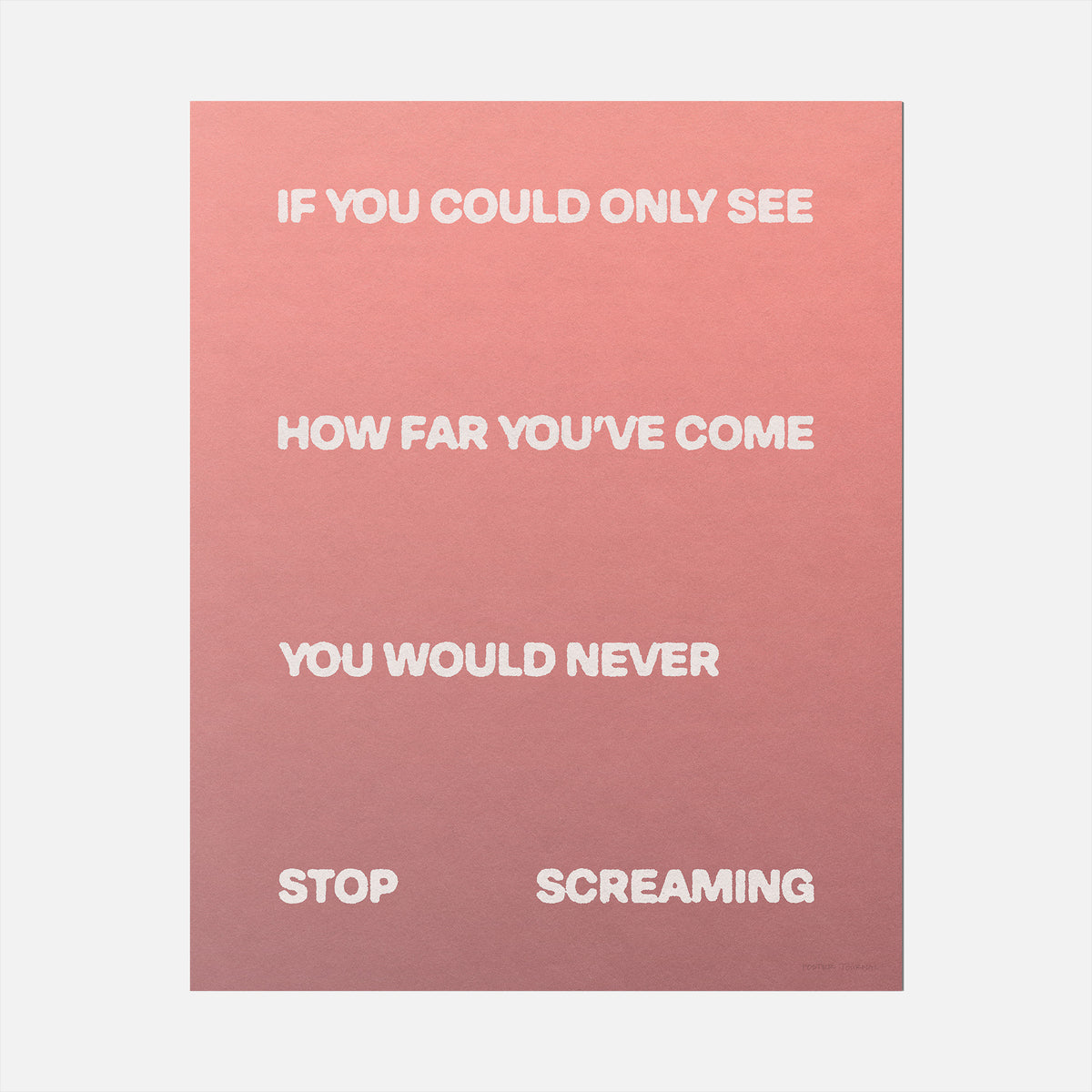SCREAMING PRINT