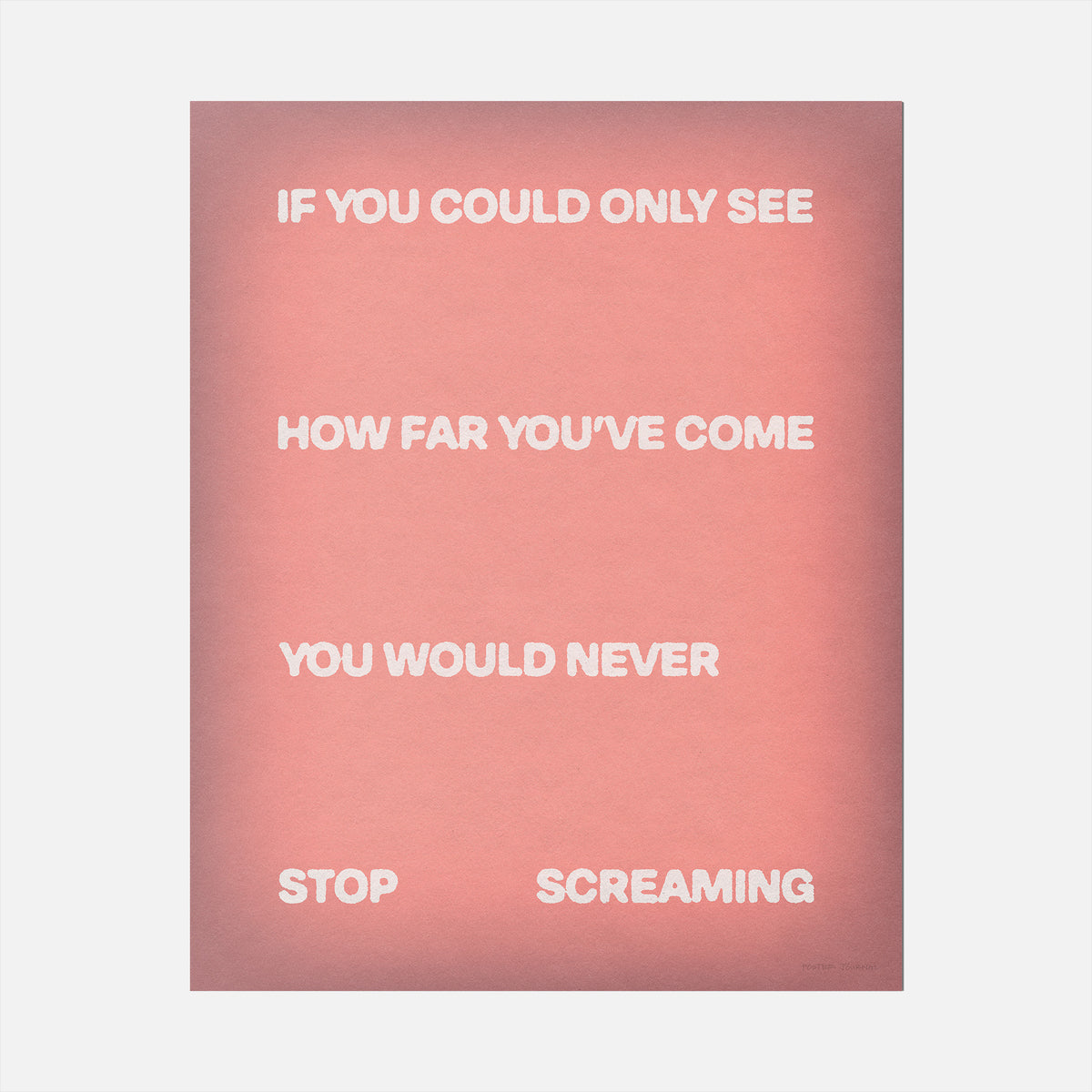 SCREAMING PRINT