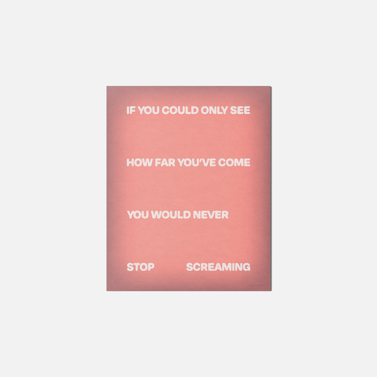 SCREAMING PRINT