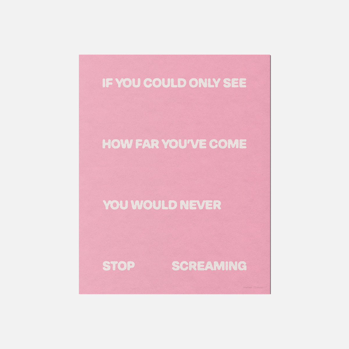 SCREAMING PRINT