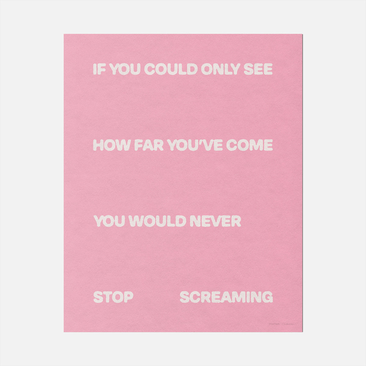 SCREAMING PRINT