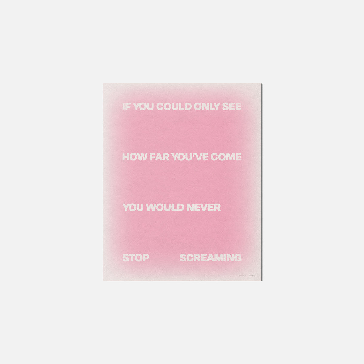 SCREAMING PRINT