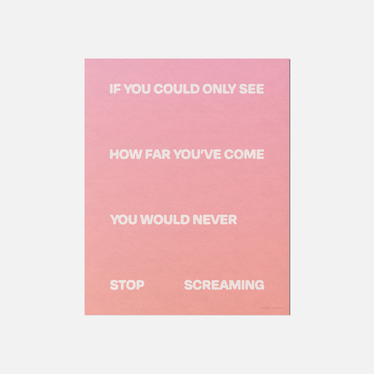 SCREAMING PRINT