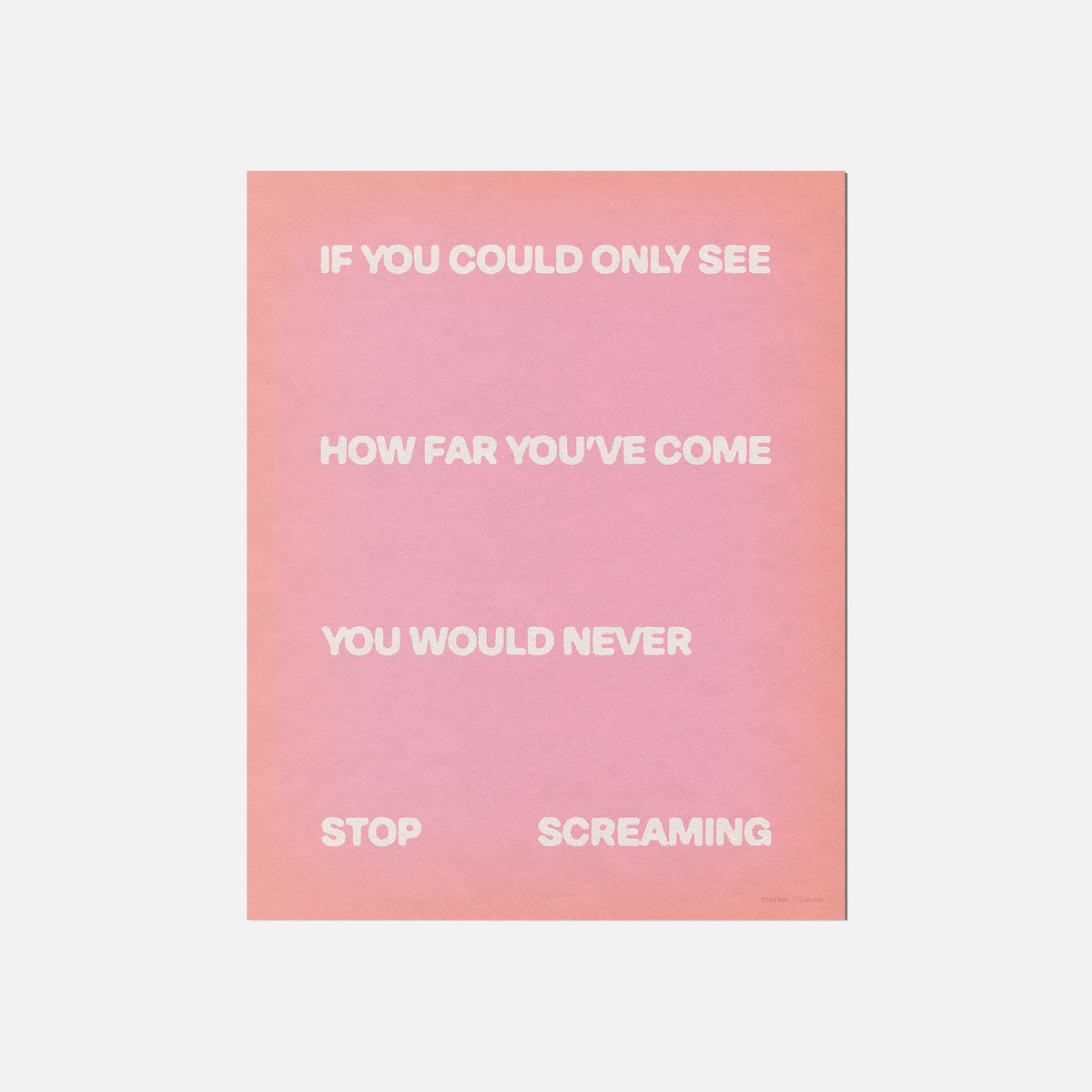 SCREAMING PRINT