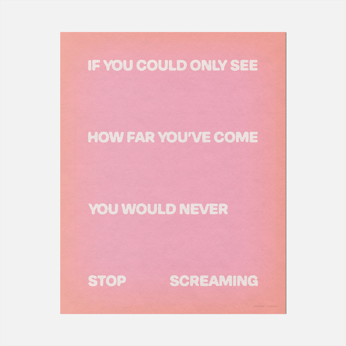 SCREAMING PRINT