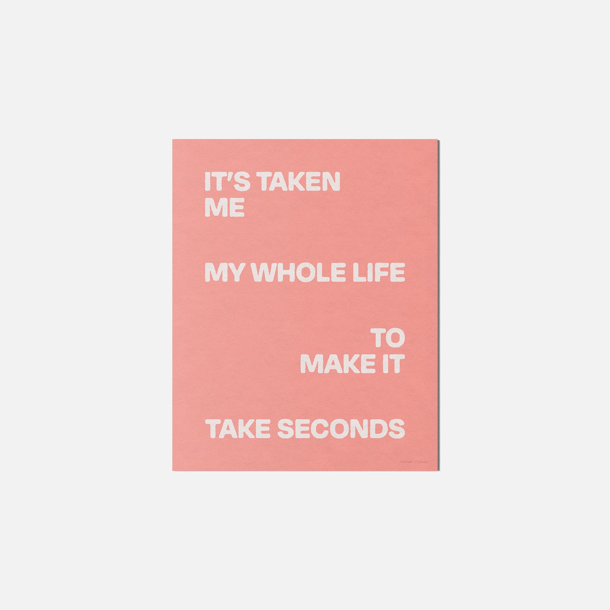 SECONDS PRINT