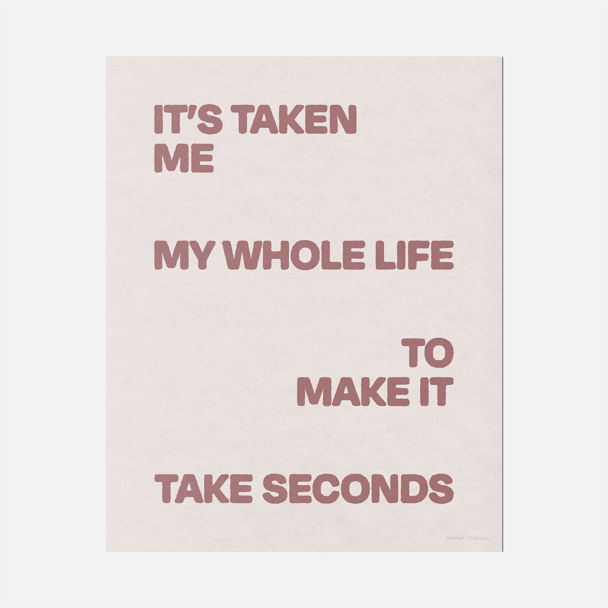 SECONDS PRINT