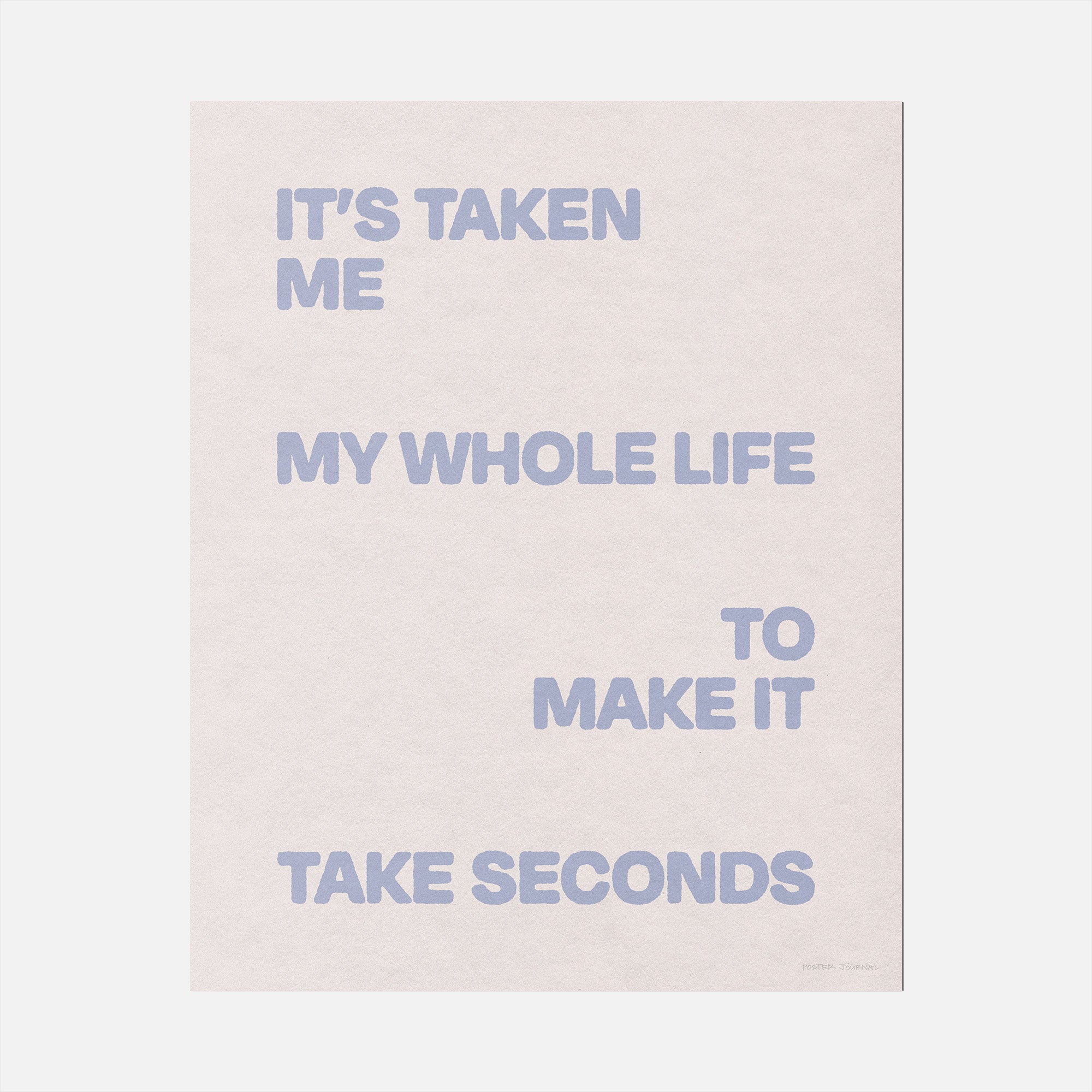 SECONDS PRINT