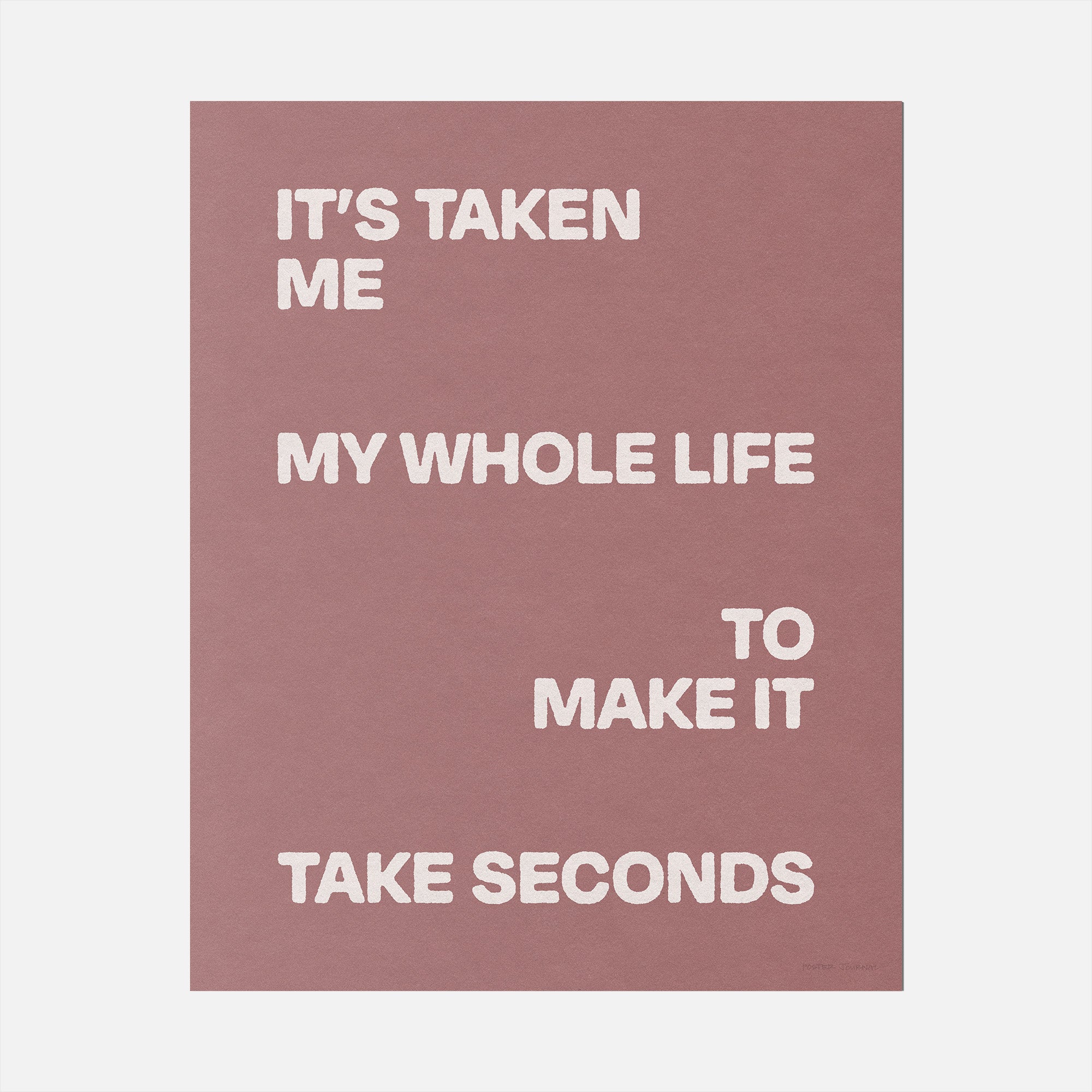 SECONDS PRINT