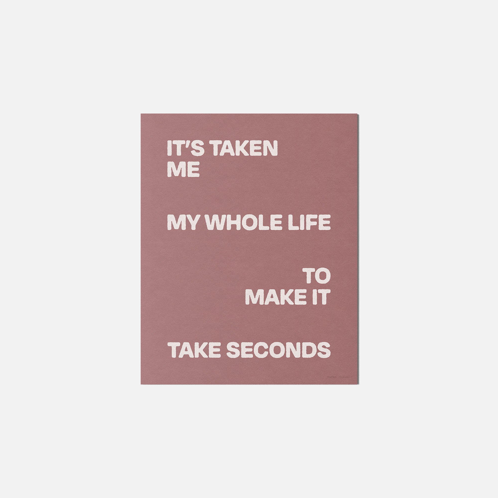 SECONDS PRINT