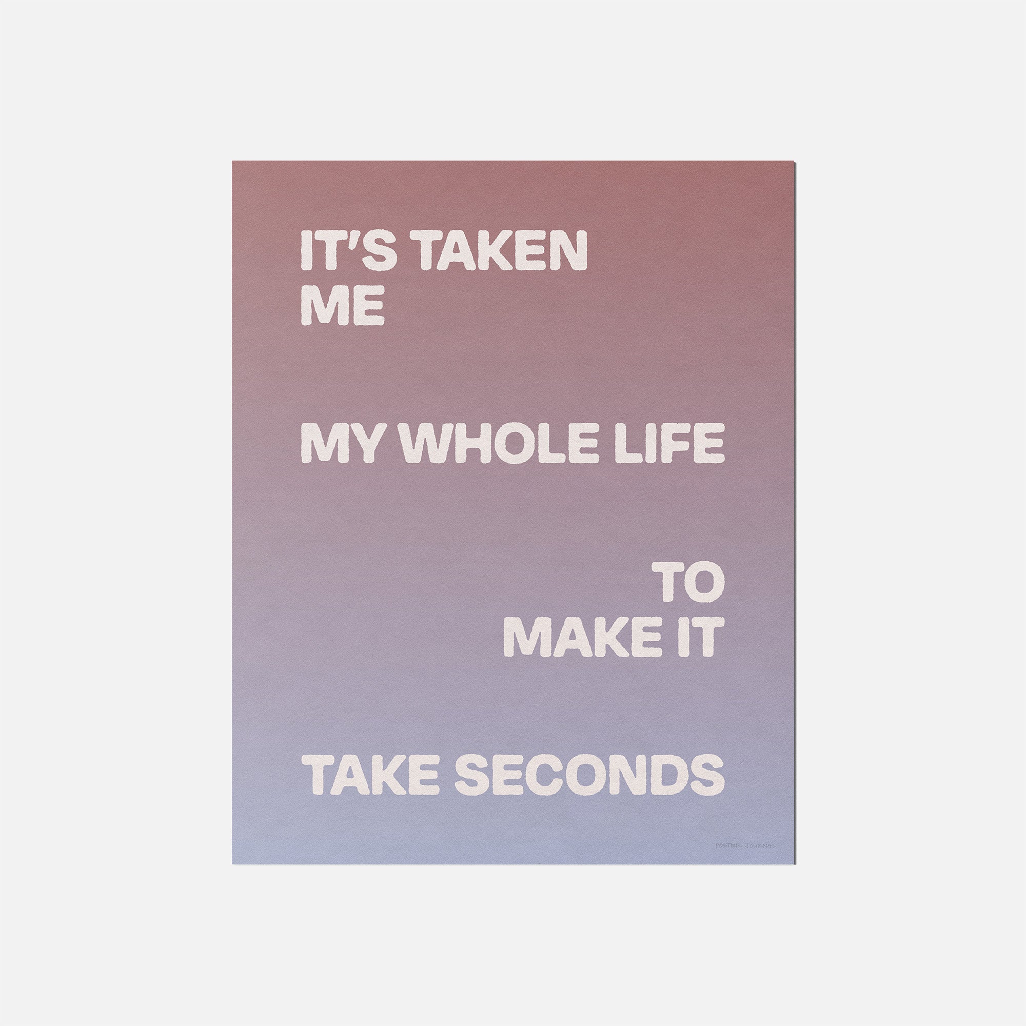 SECONDS PRINT