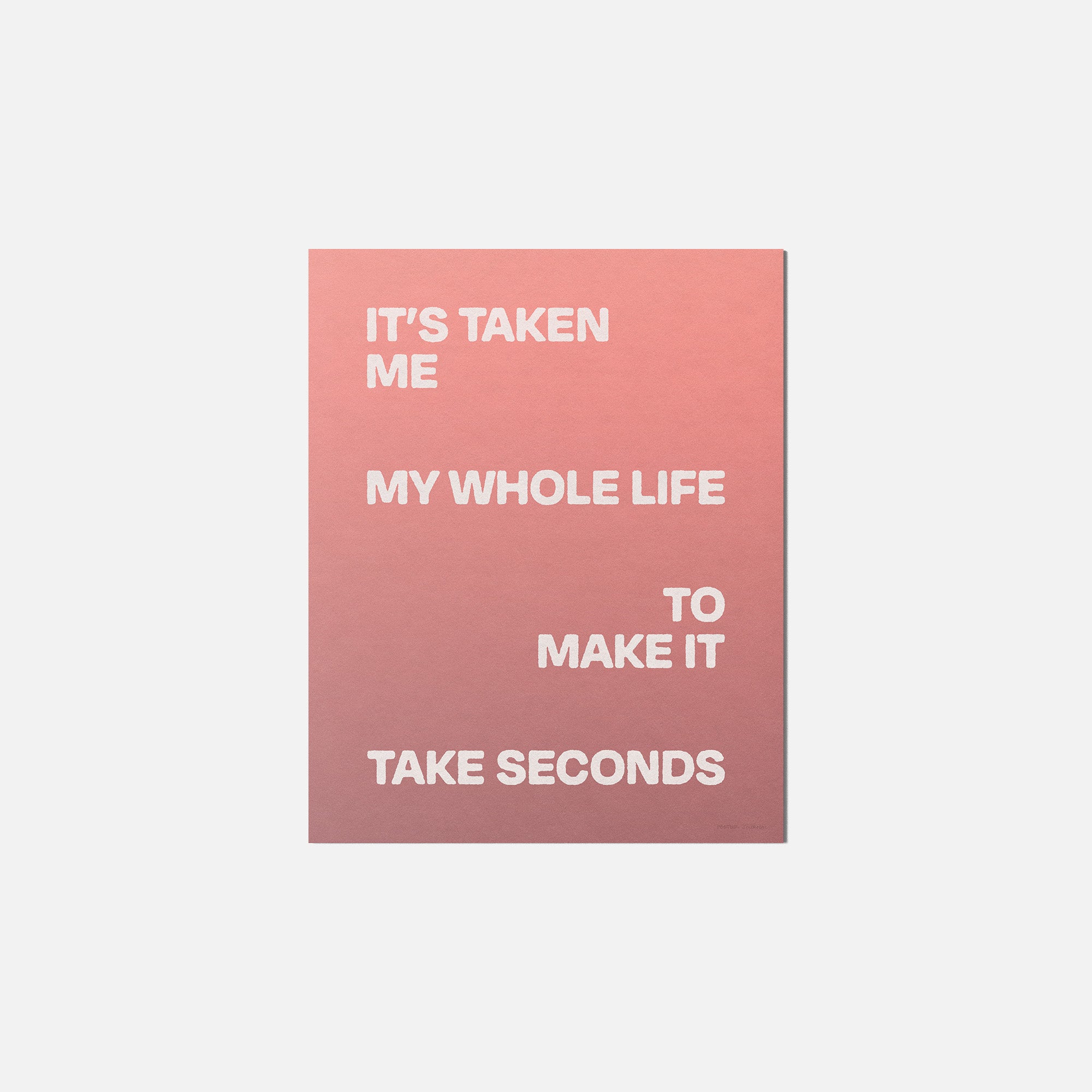 SECONDS PRINT