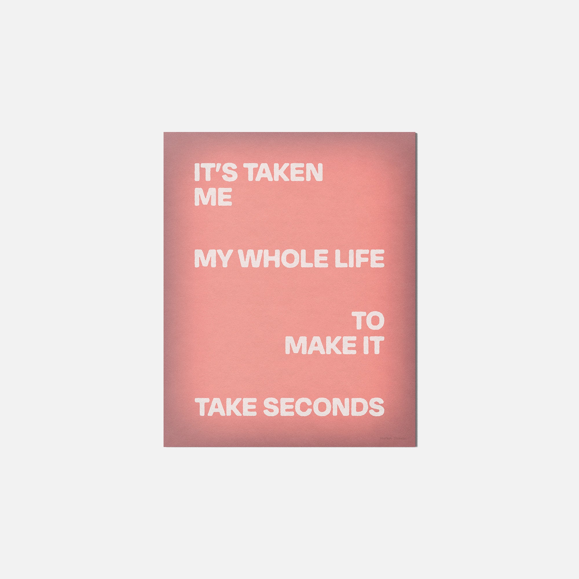 SECONDS PRINT
