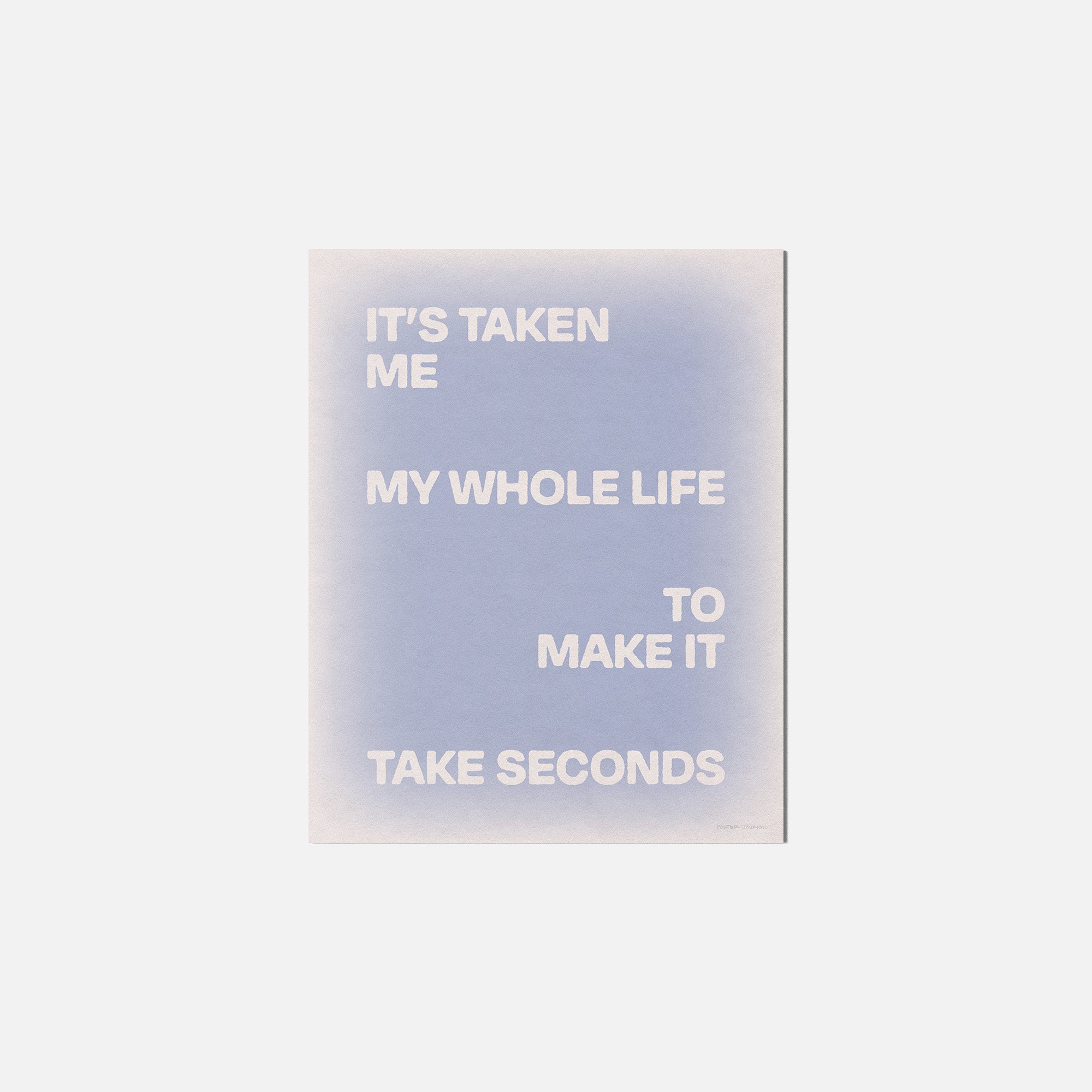 SECONDS PRINT
