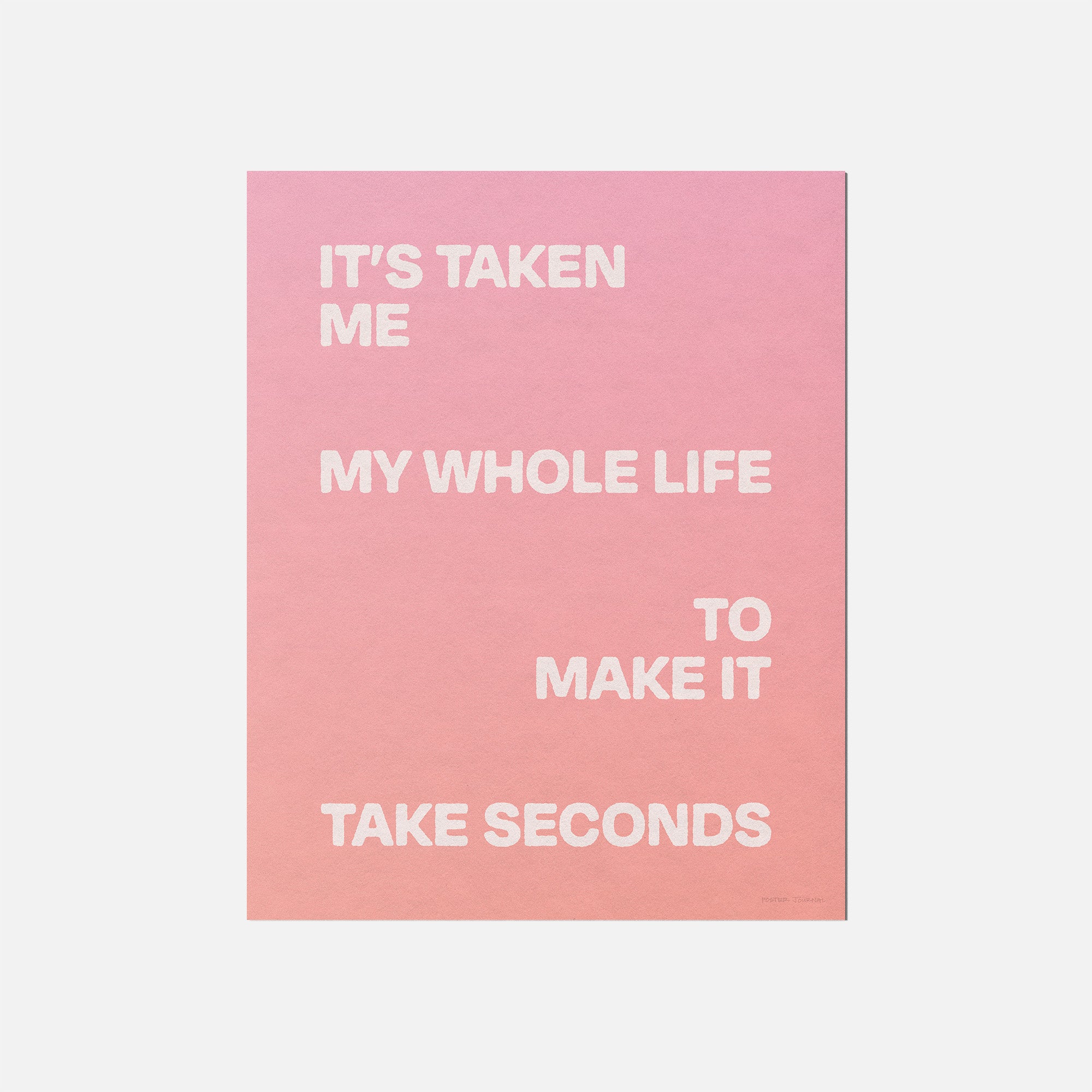 SECONDS PRINT