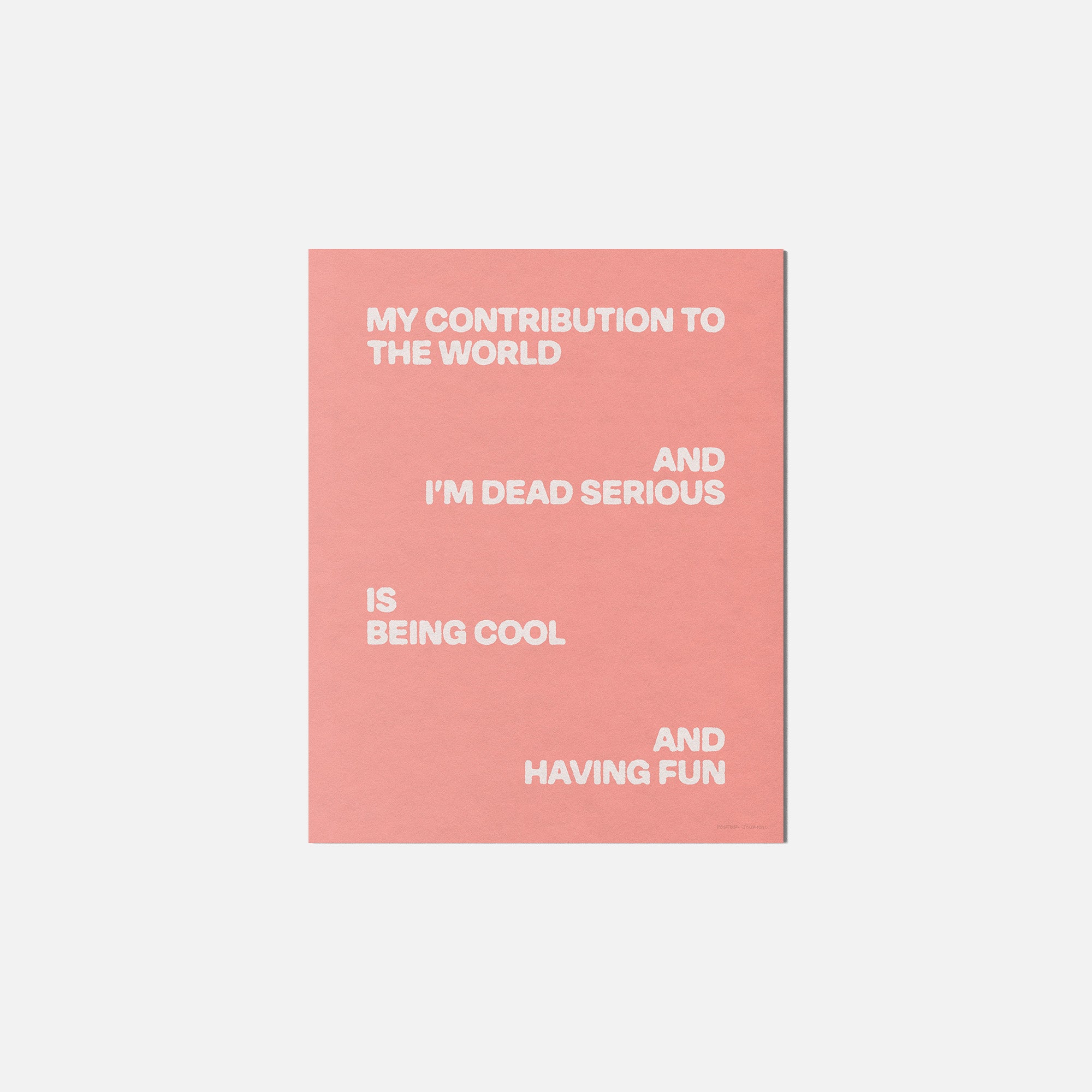 SERIOUS PRINT