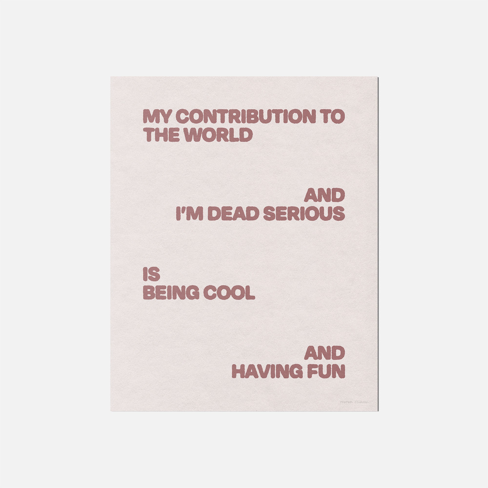 SERIOUS PRINT