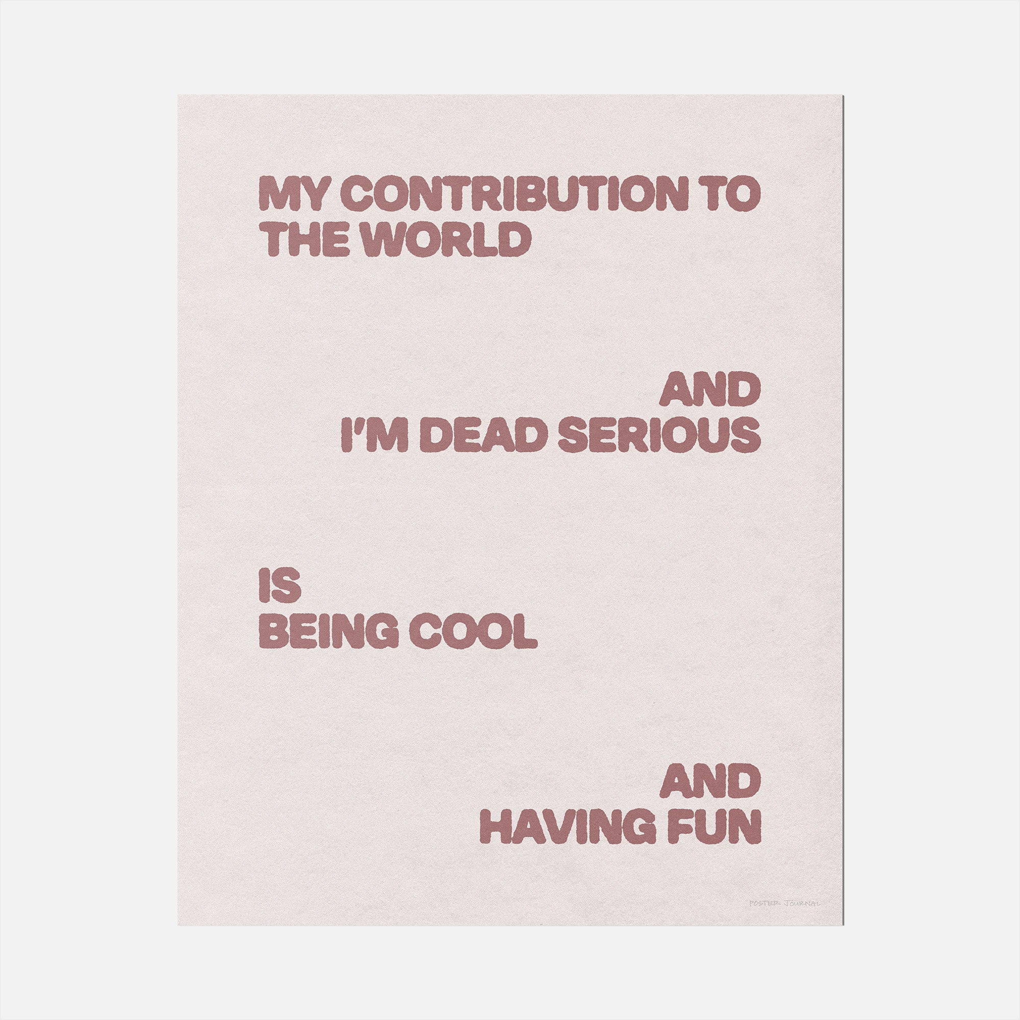 SERIOUS PRINT
