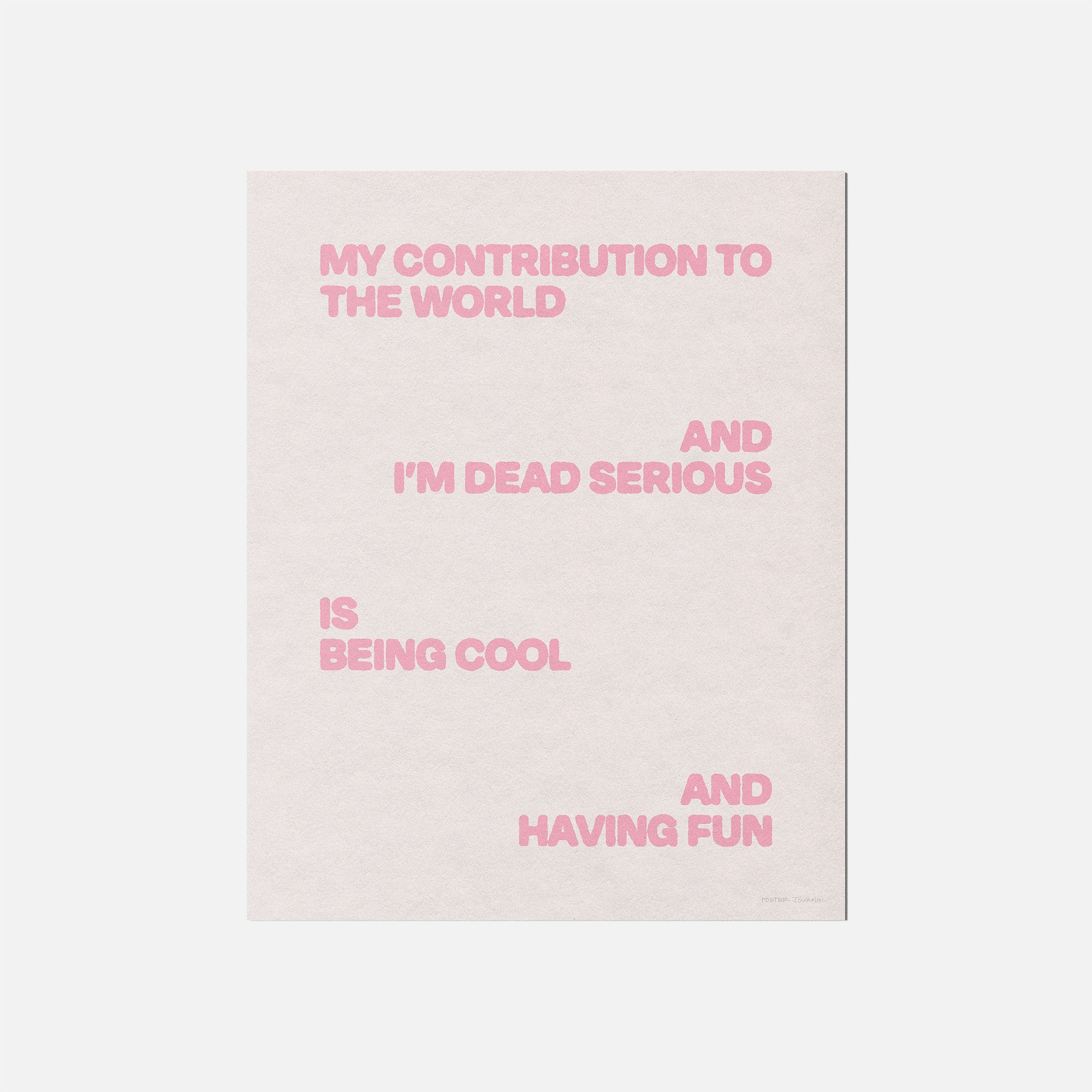SERIOUS PRINT