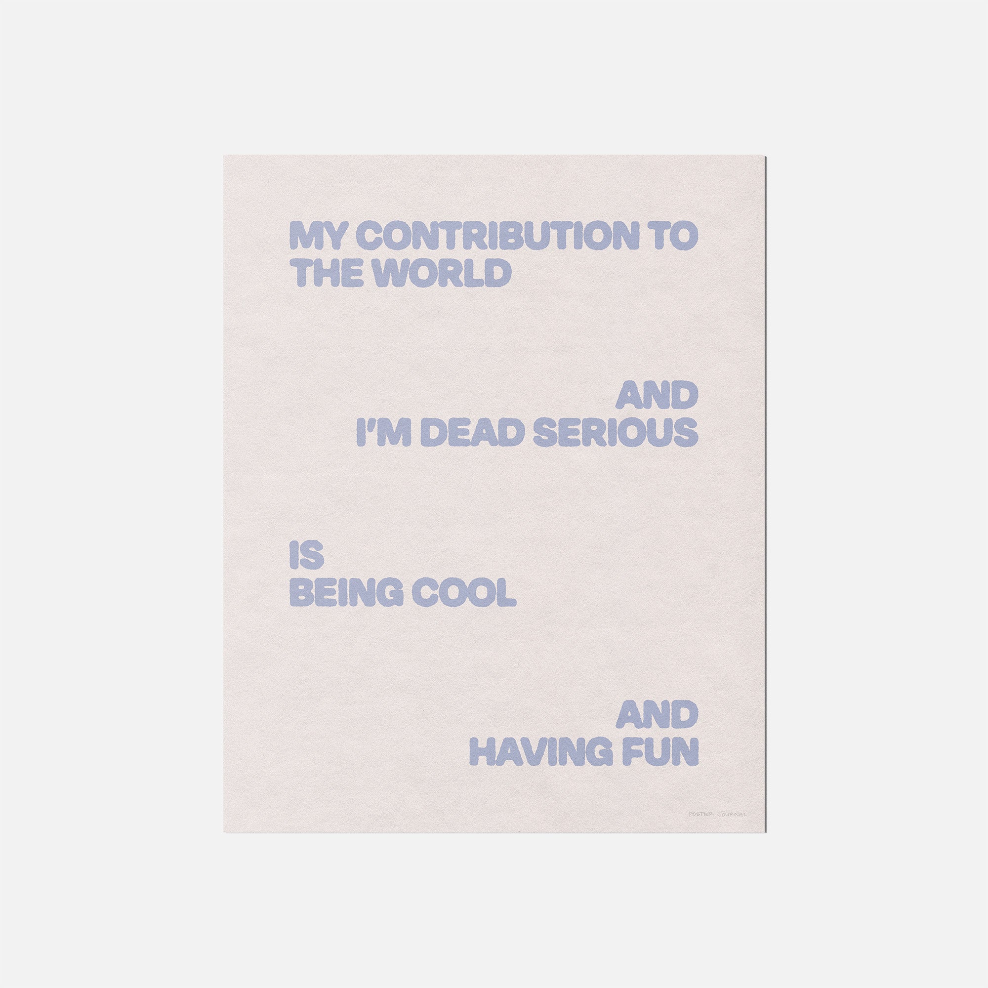 SERIOUS PRINT