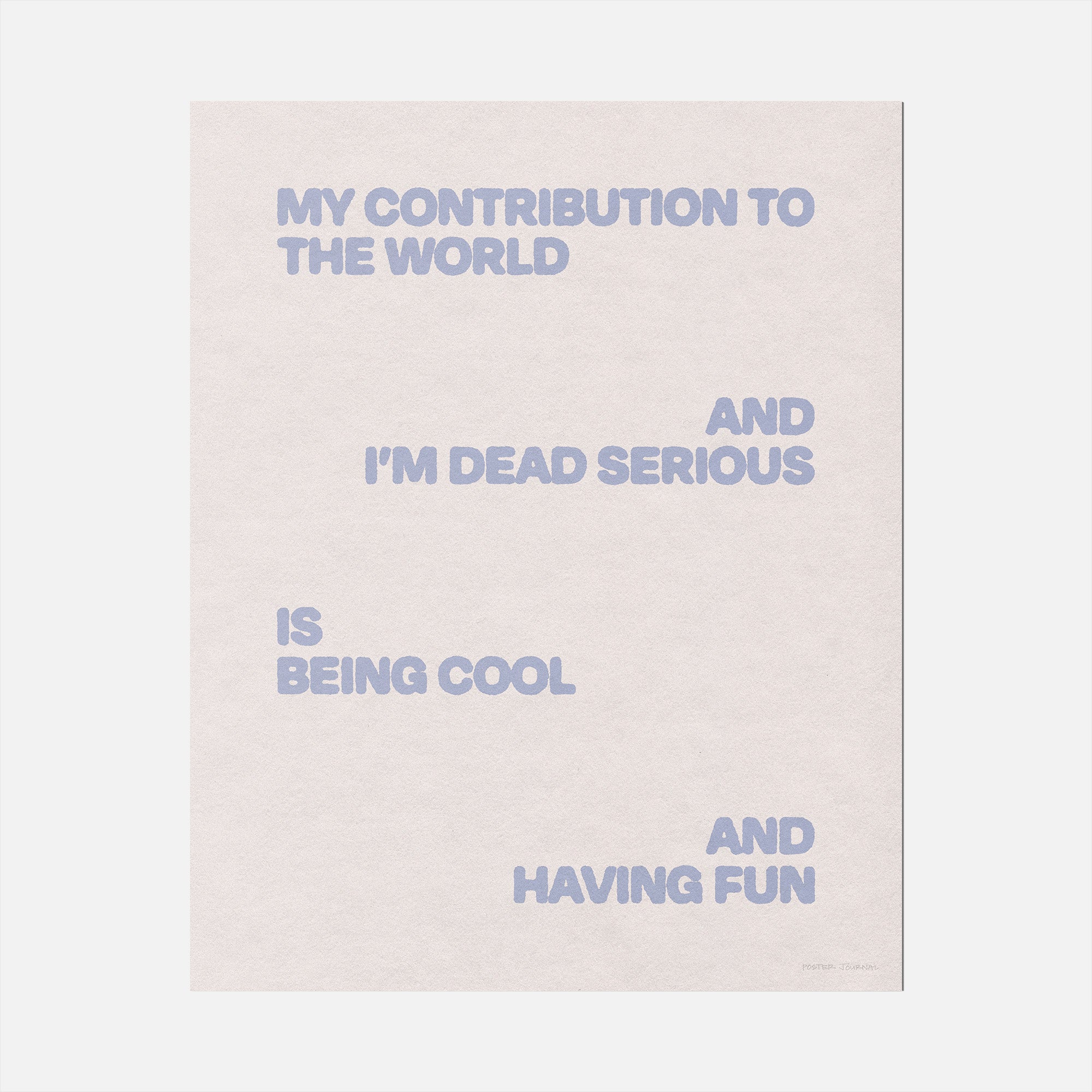 SERIOUS PRINT