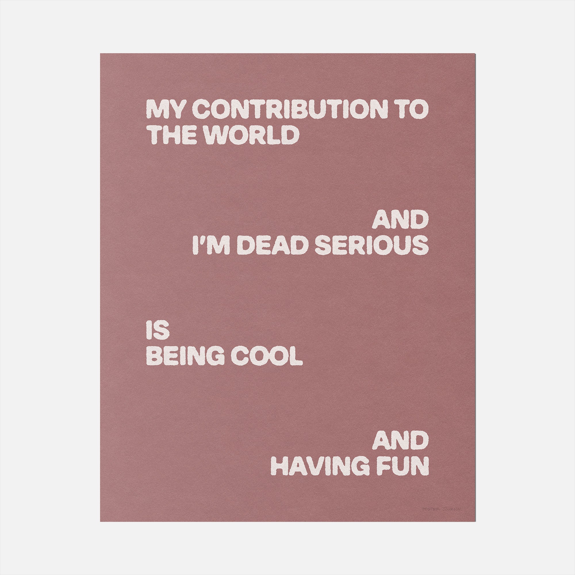 SERIOUS PRINT