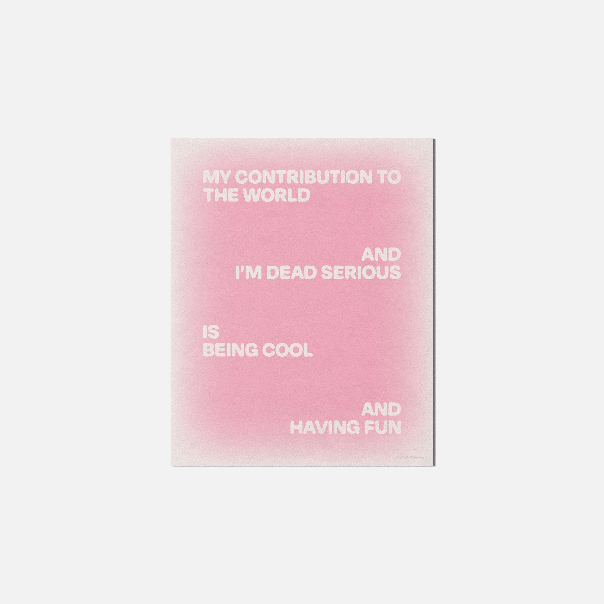 SERIOUS PRINT