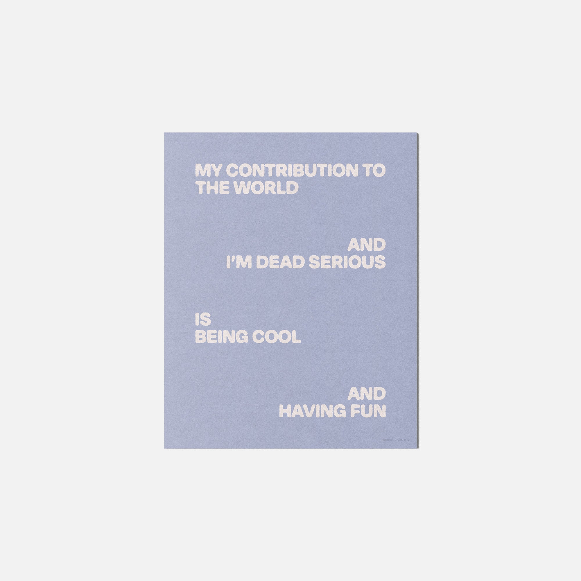 SERIOUS PRINT