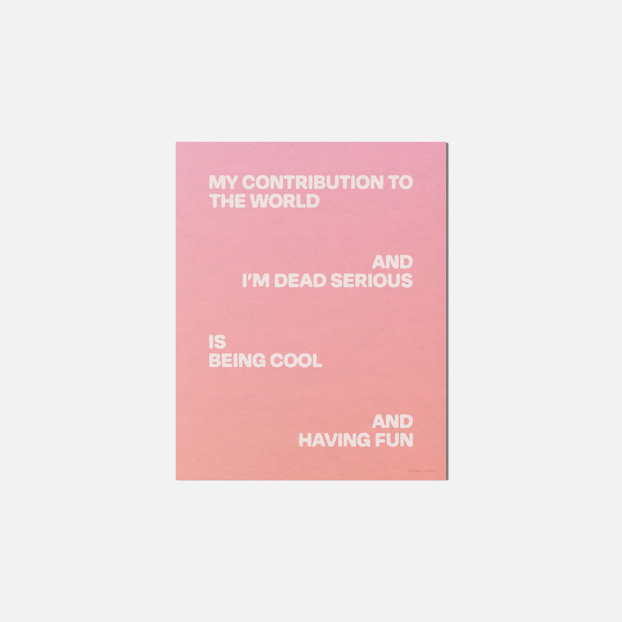 SERIOUS PRINT