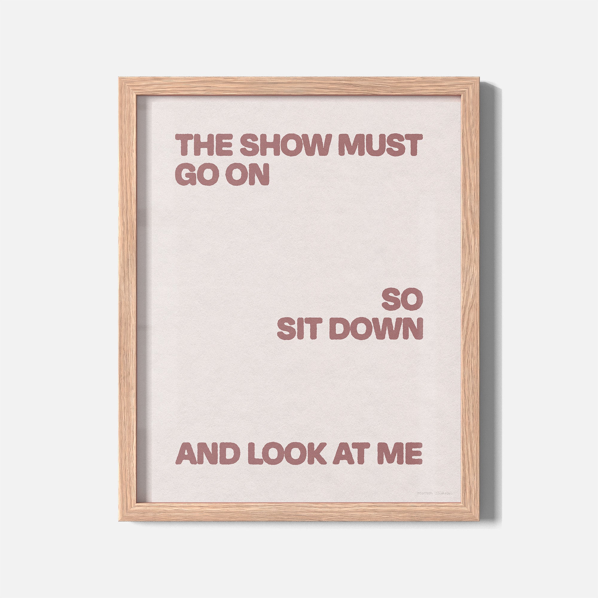 SHOW PRINT