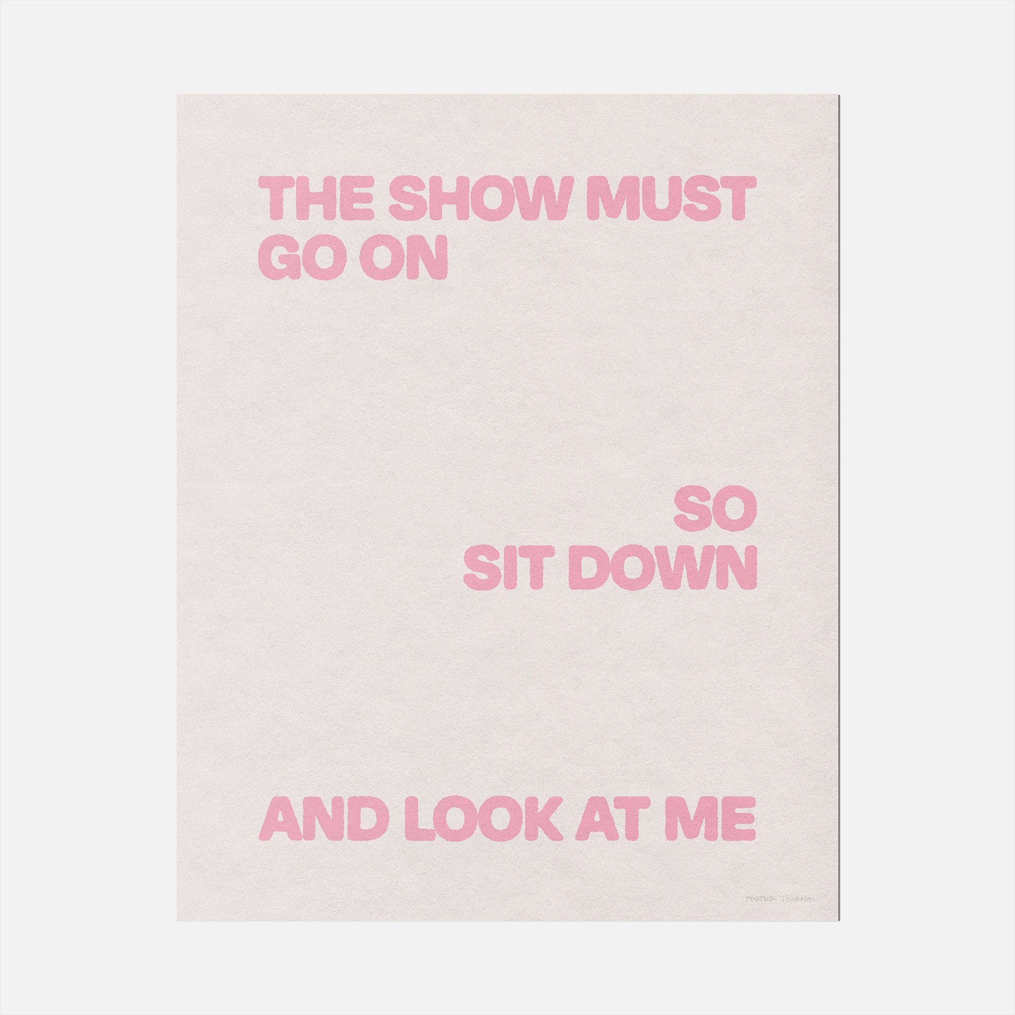 SHOW PRINT