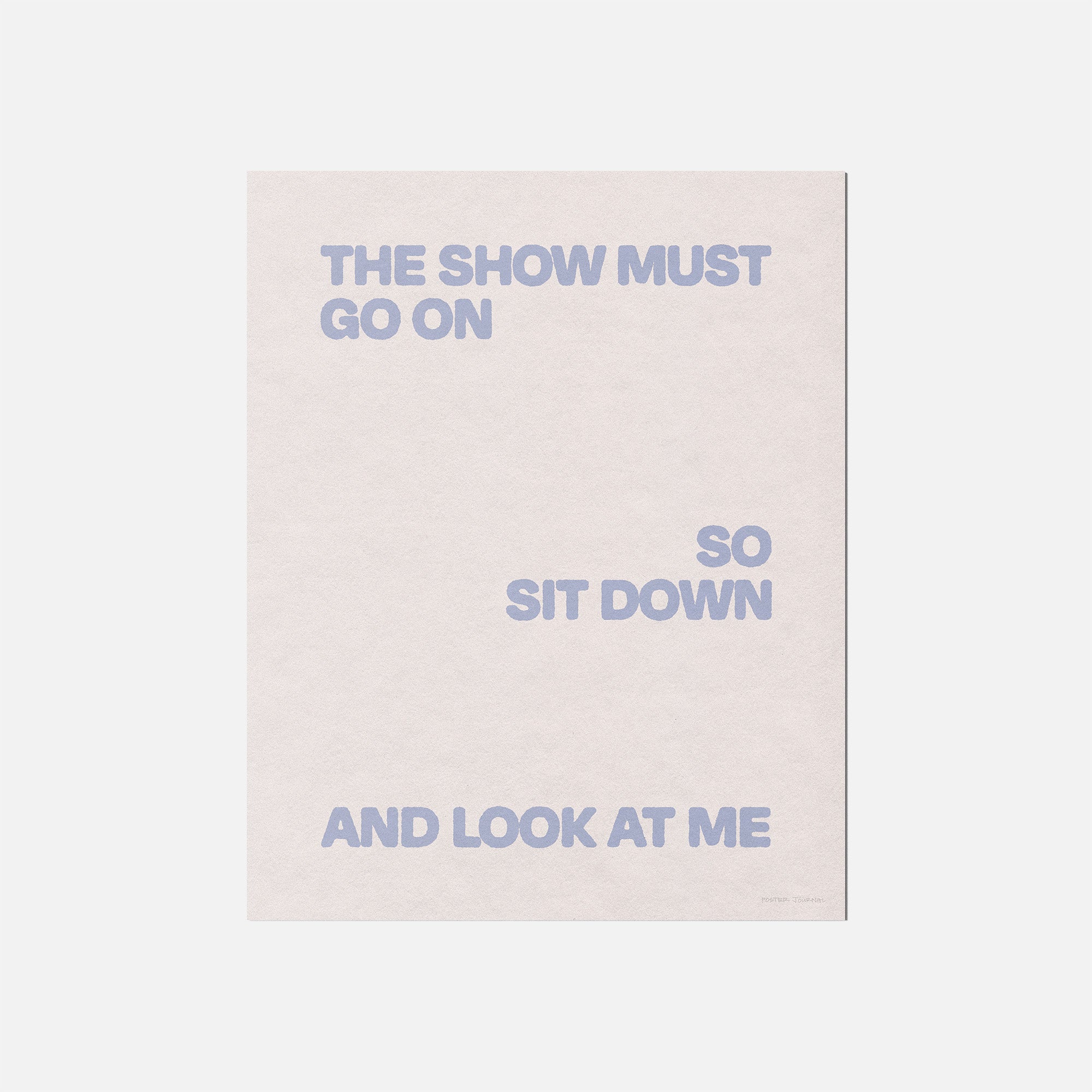 SHOW PRINT