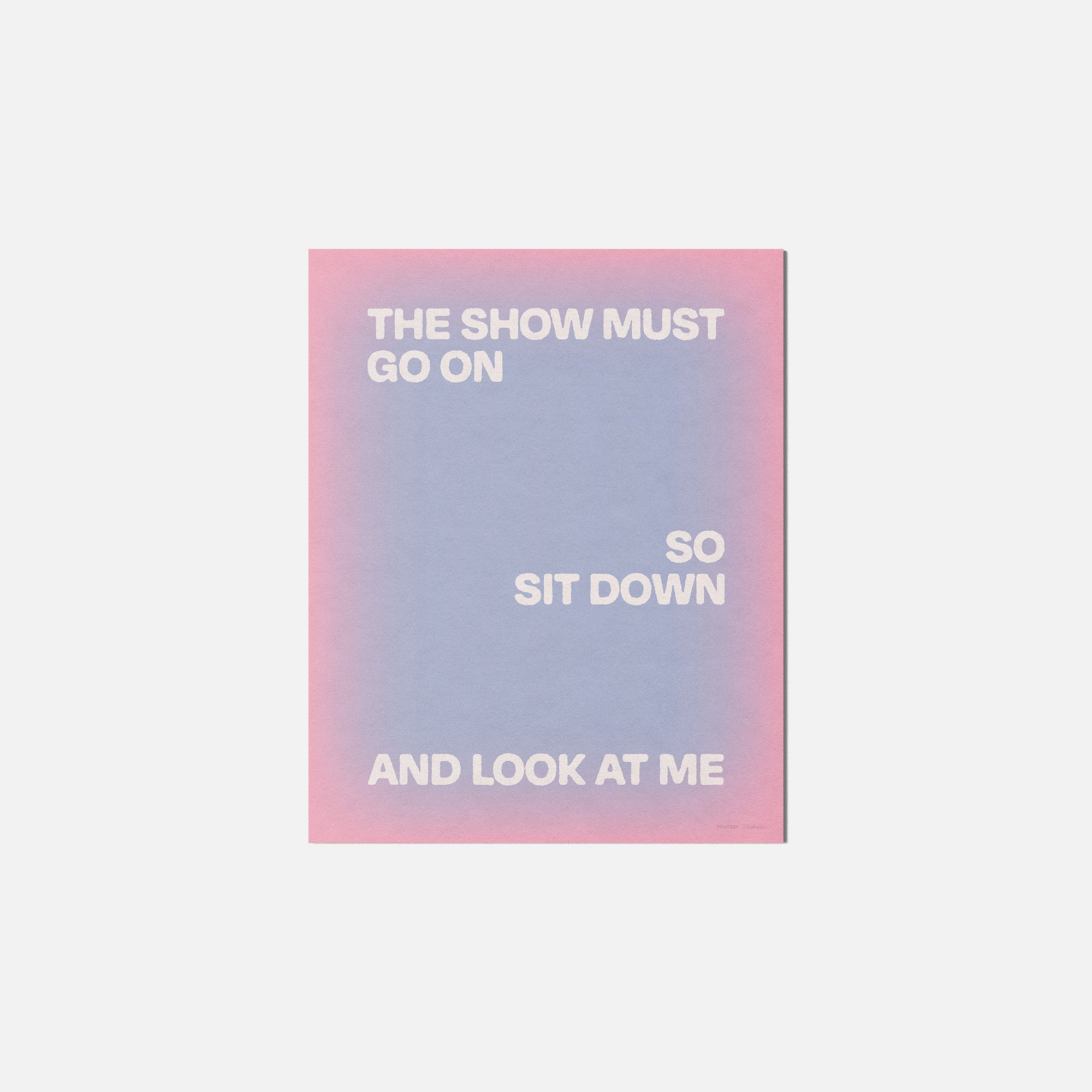 SHOW PRINT