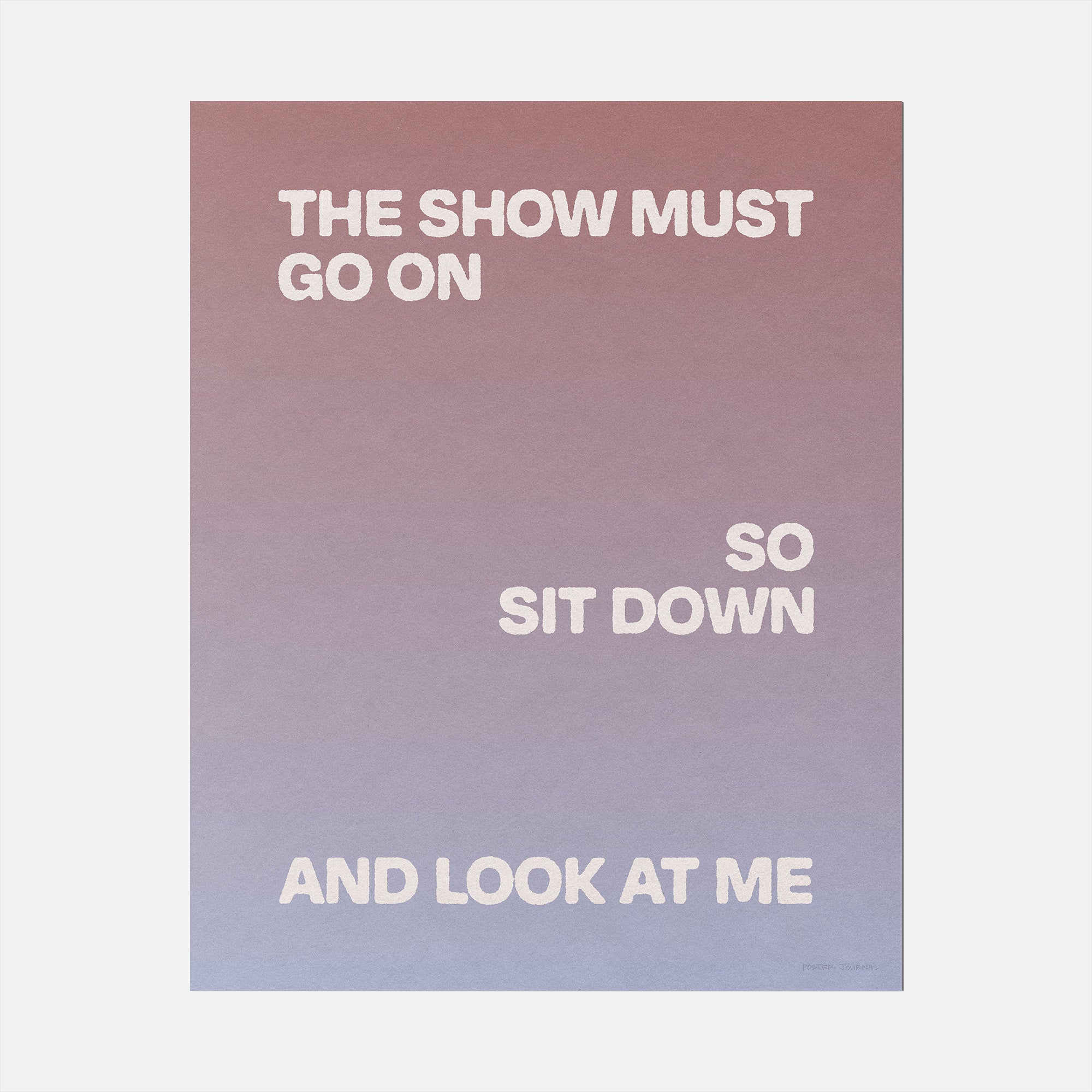 SHOW PRINT
