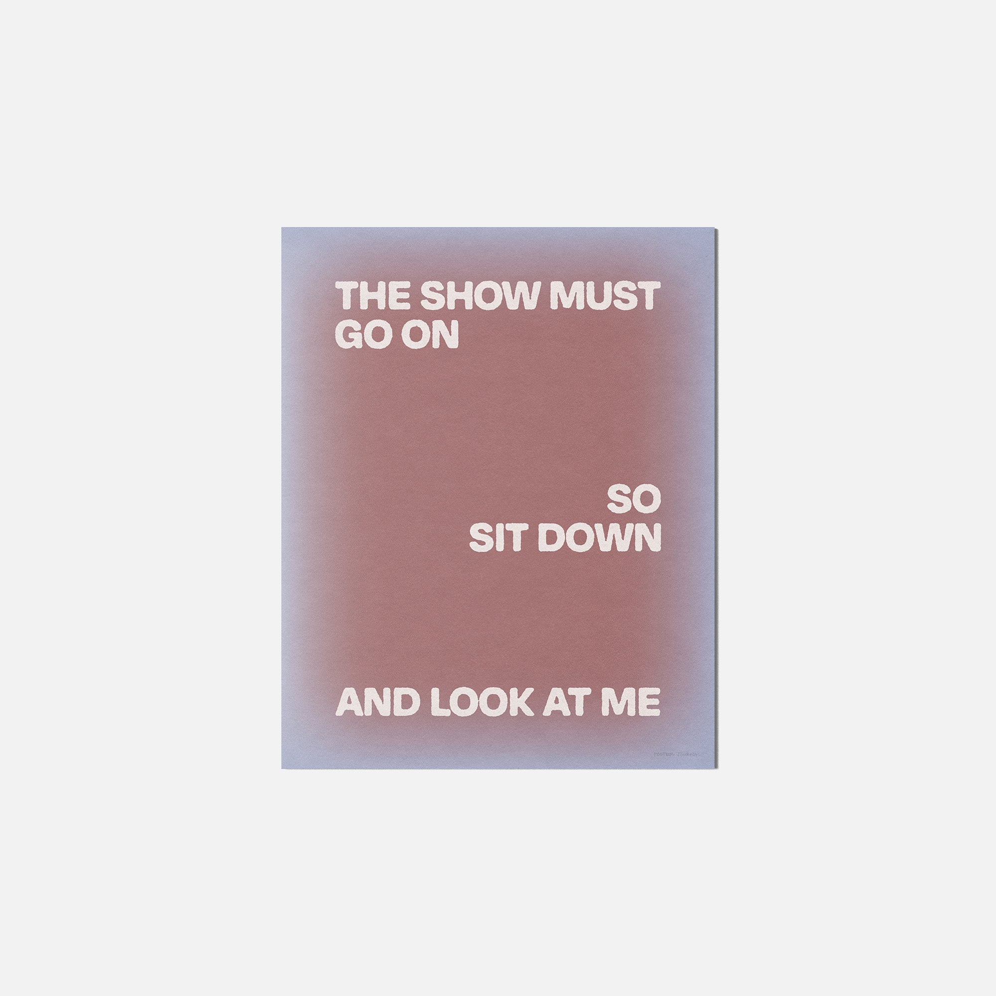 SHOW PRINT