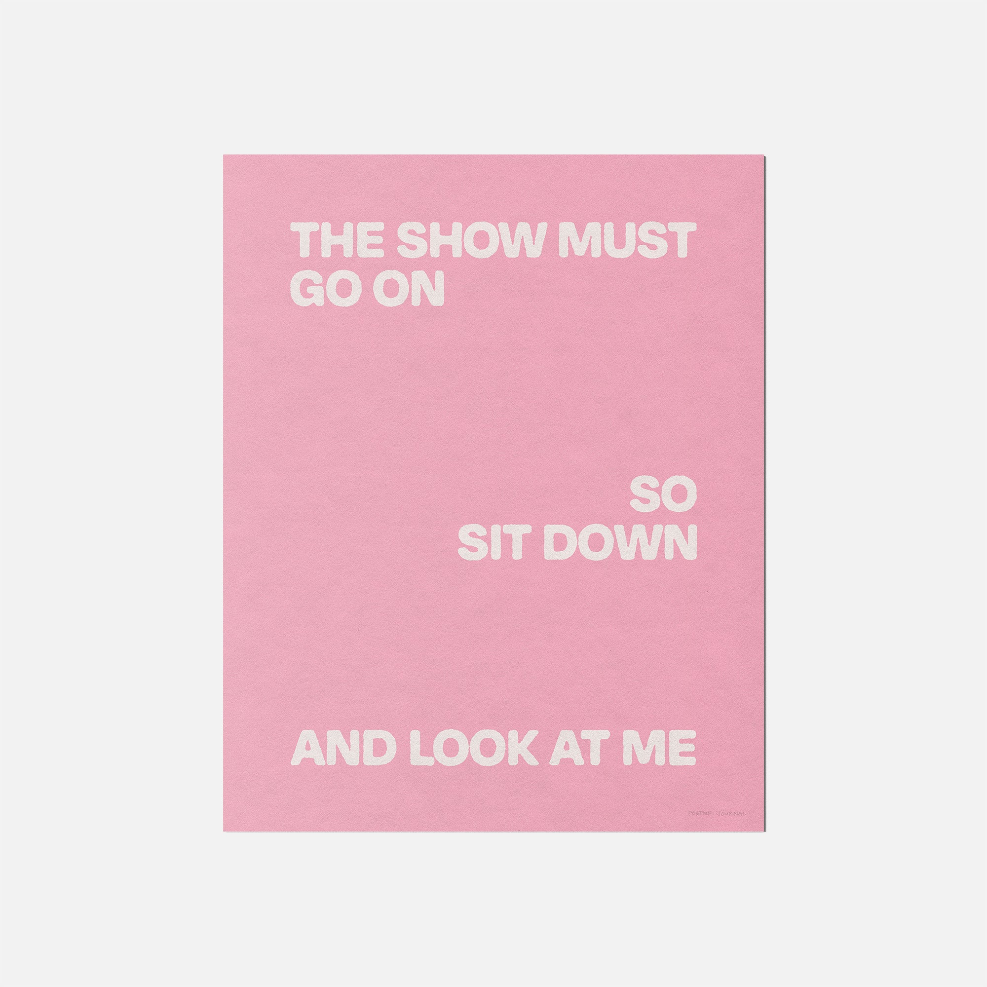 SHOW PRINT