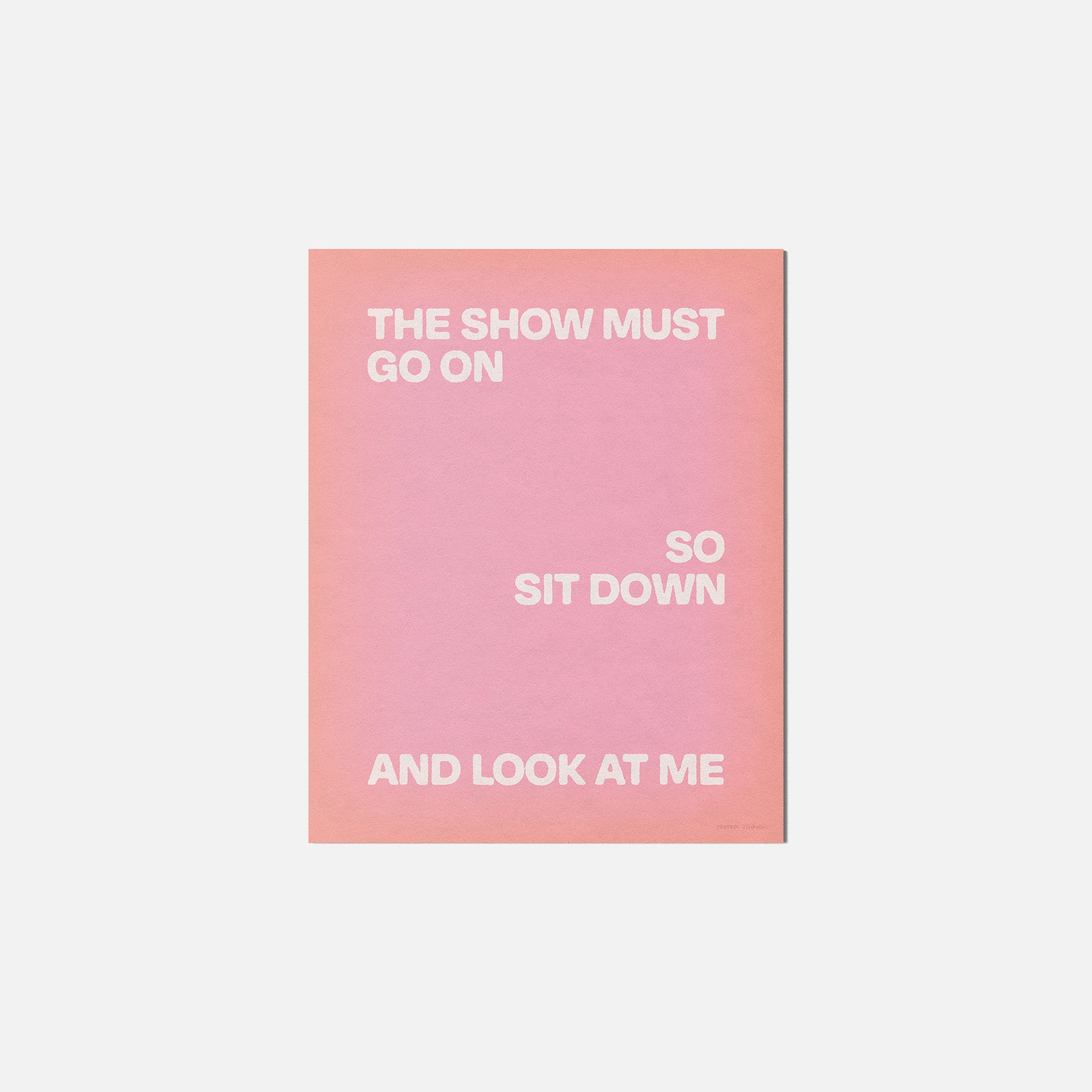 SHOW PRINT