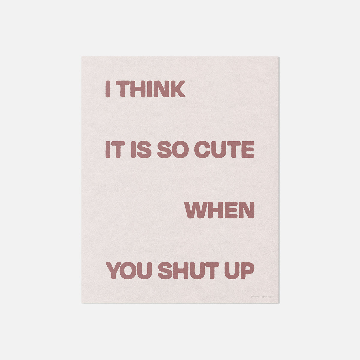 SHUT PRINT