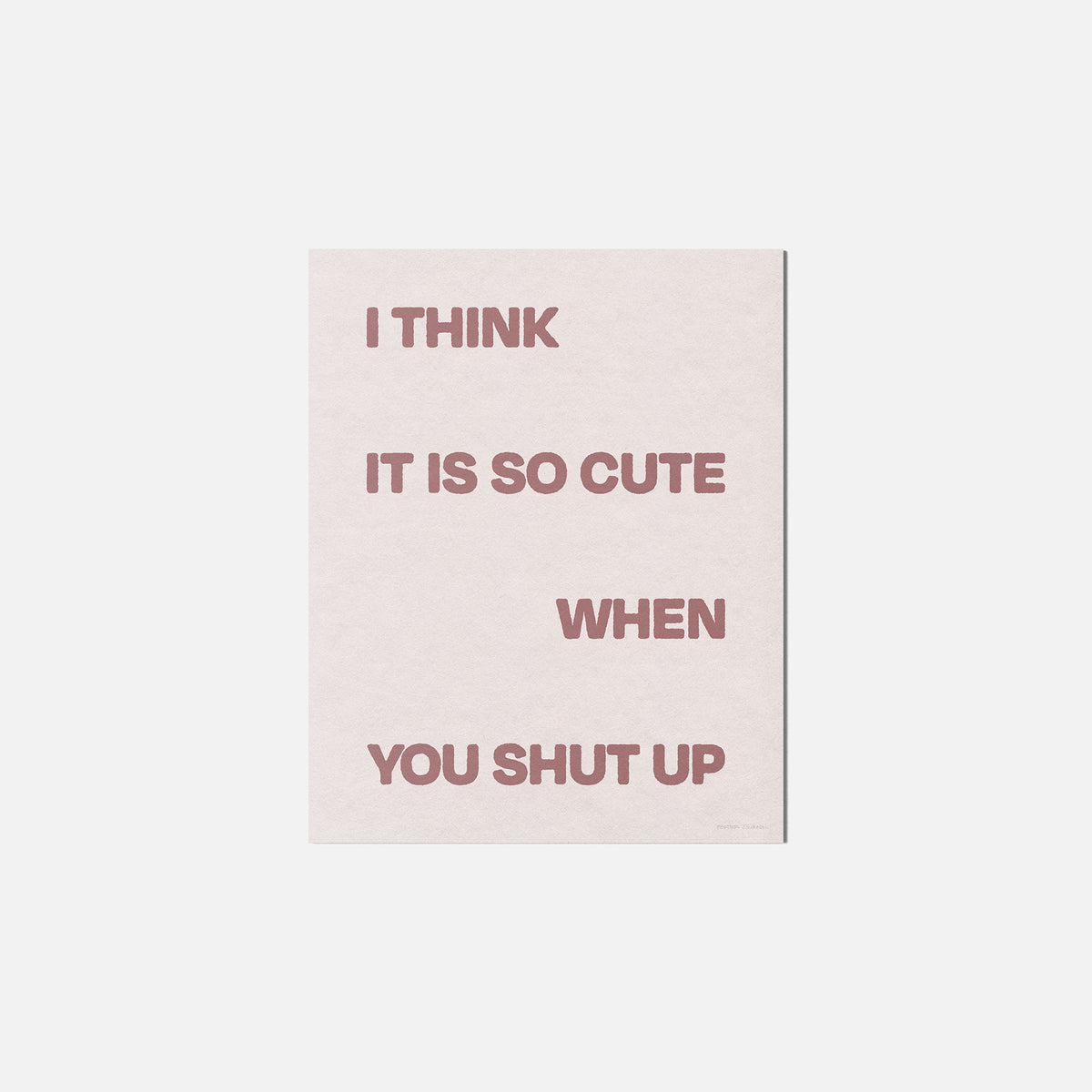 SHUT PRINT
