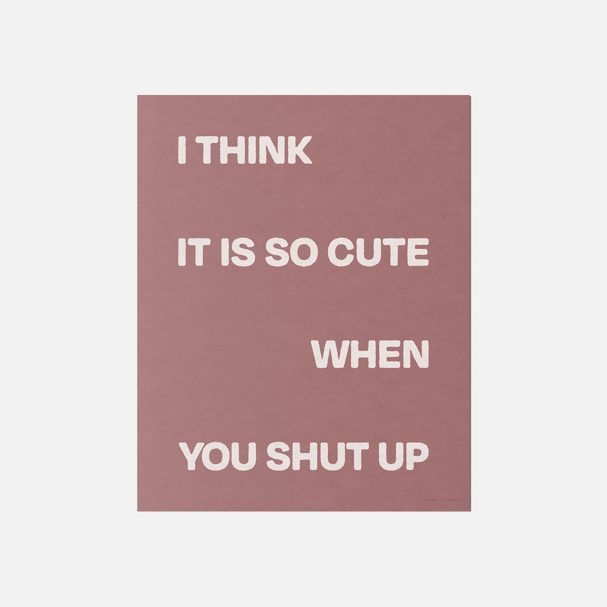 SHUT PRINT