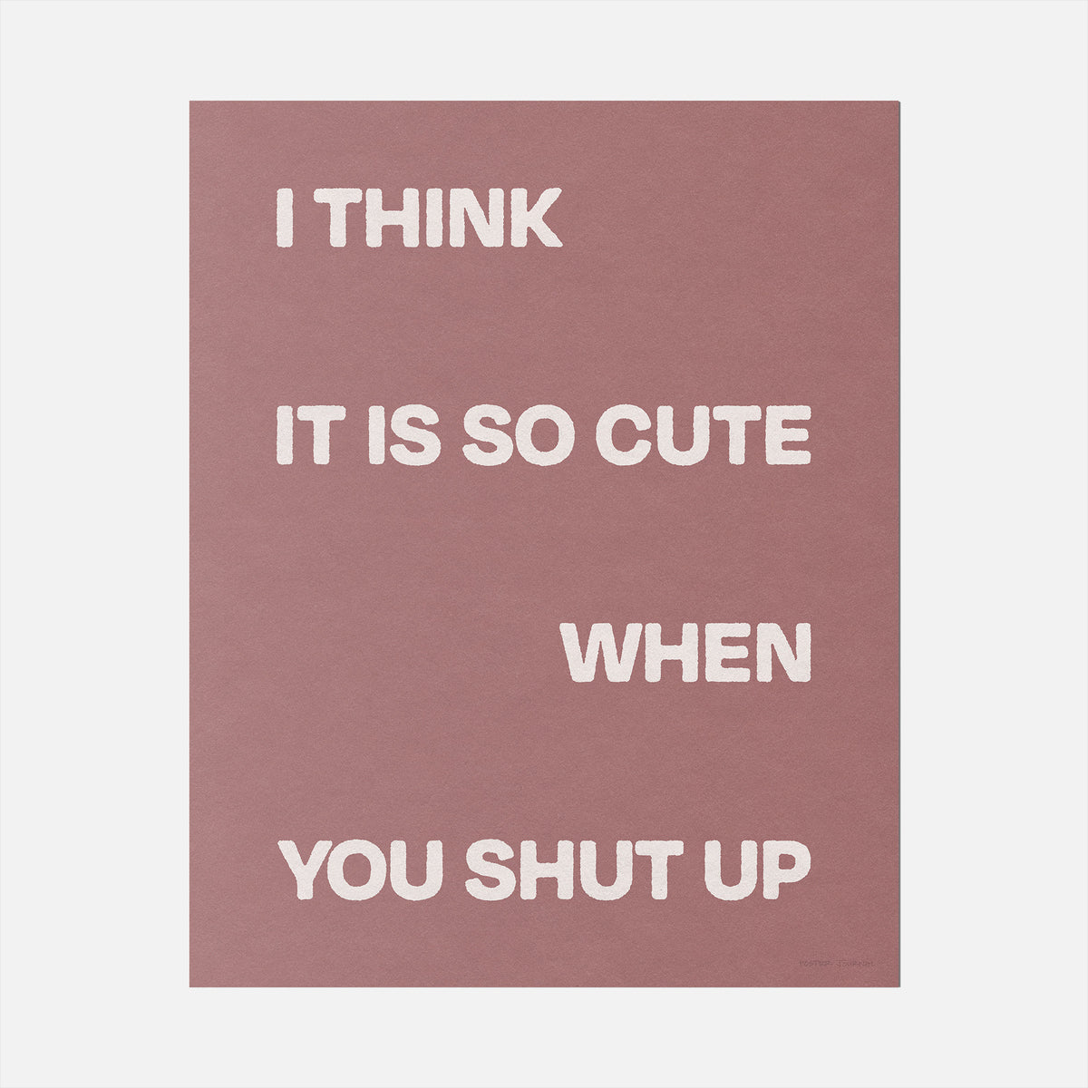 SHUT PRINT