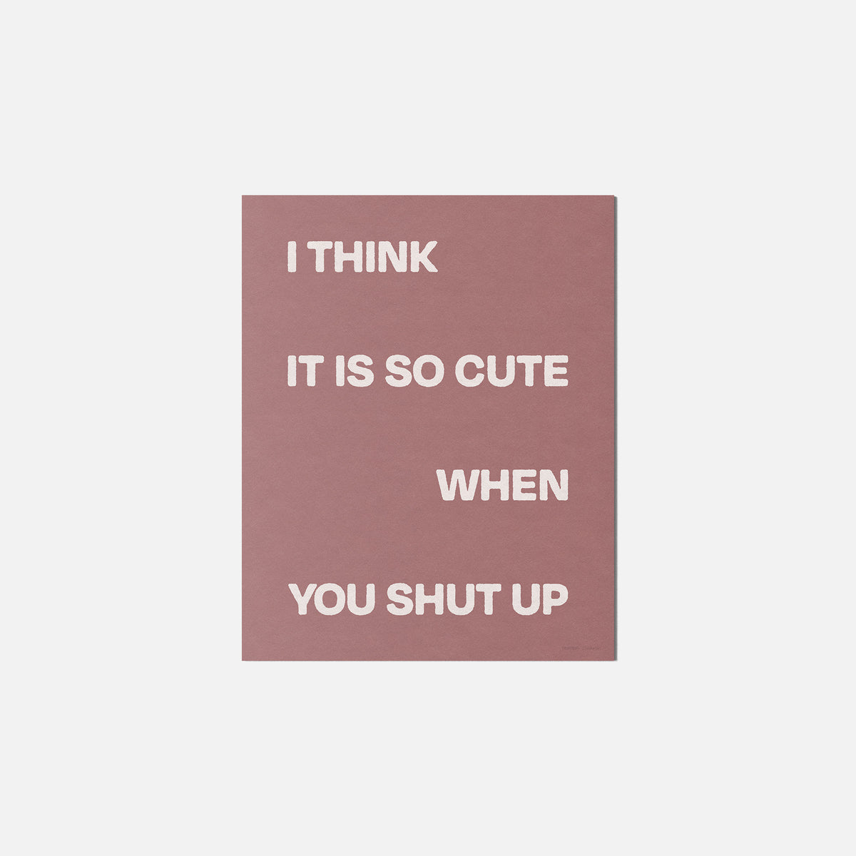 SHUT PRINT