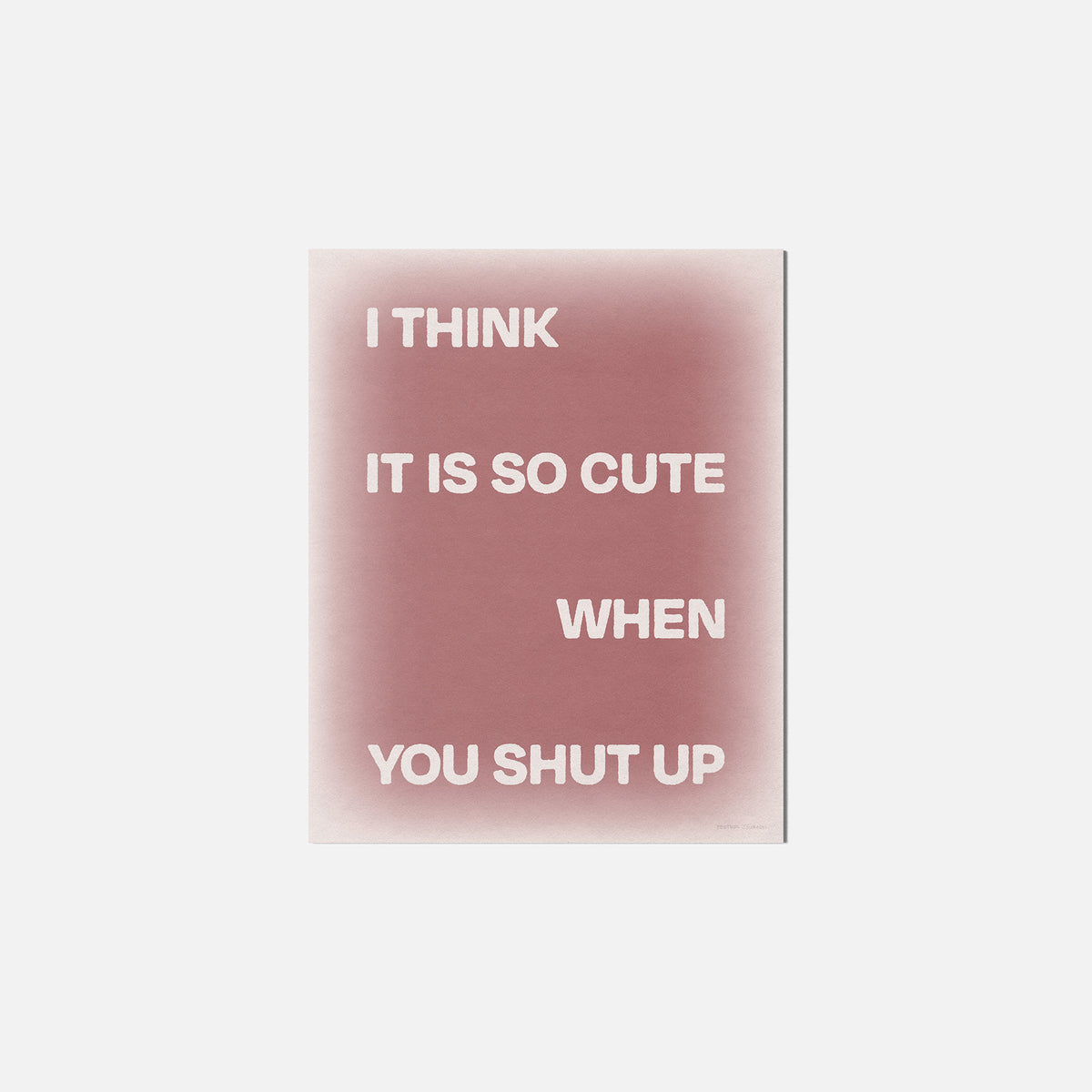 SHUT PRINT