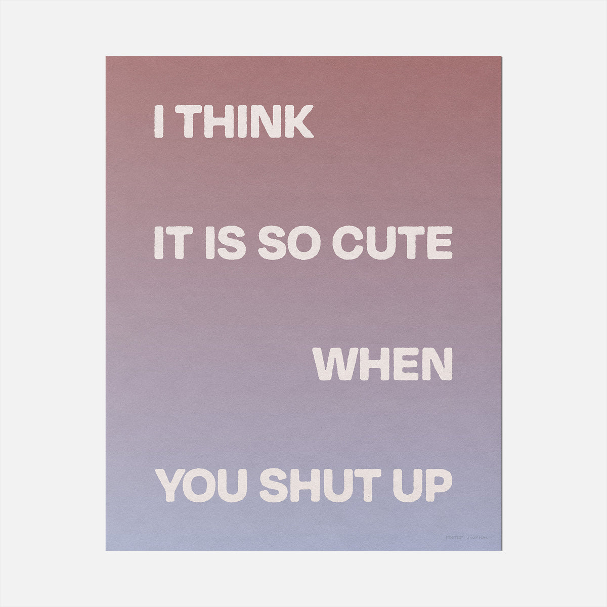 SHUT PRINT