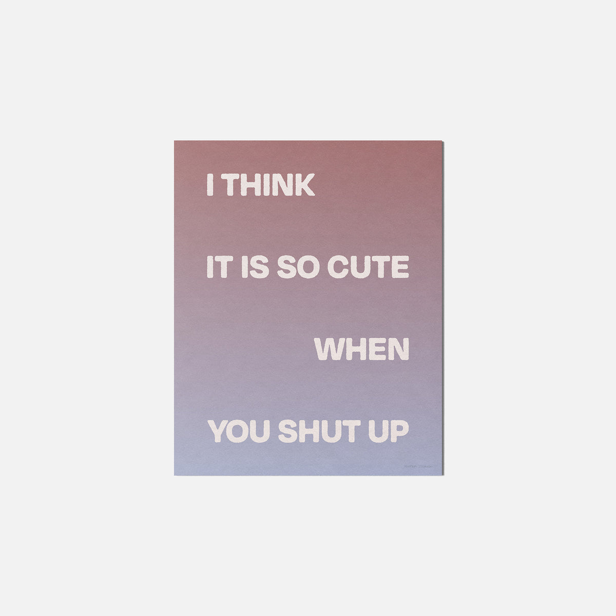 SHUT PRINT