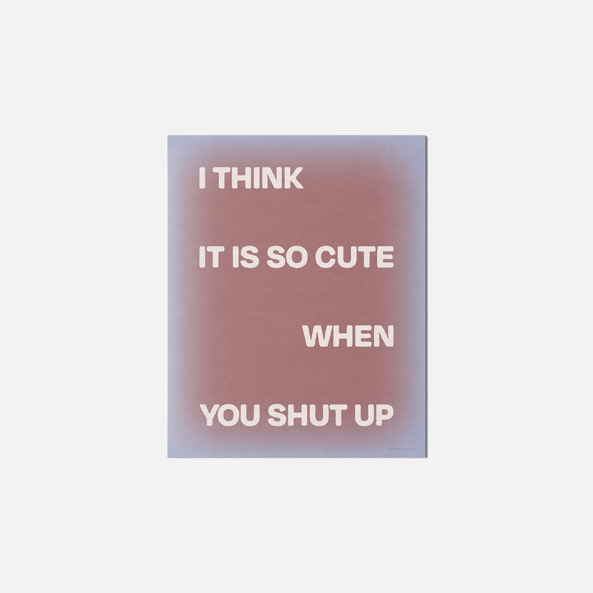 SHUT PRINT